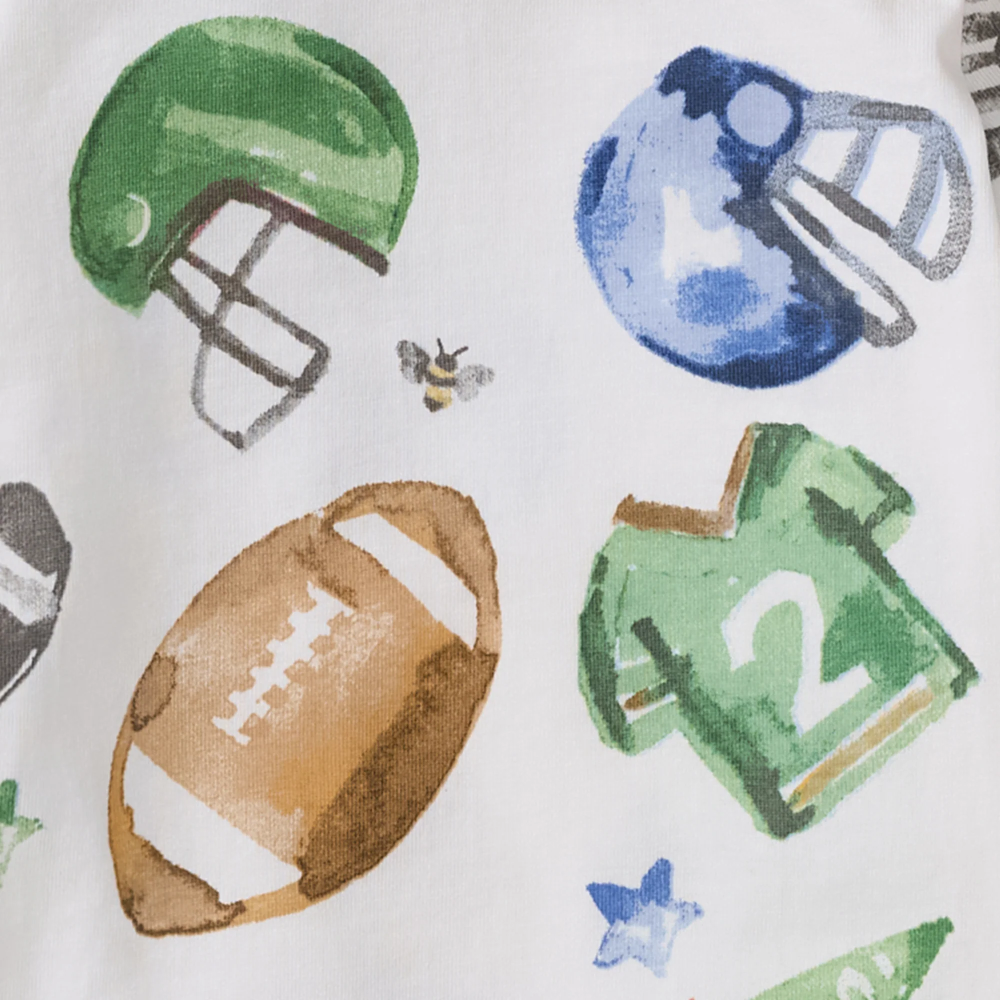 3-Pack Field Goal & Soccer Field Baby Boy Bodysuits - Image 4