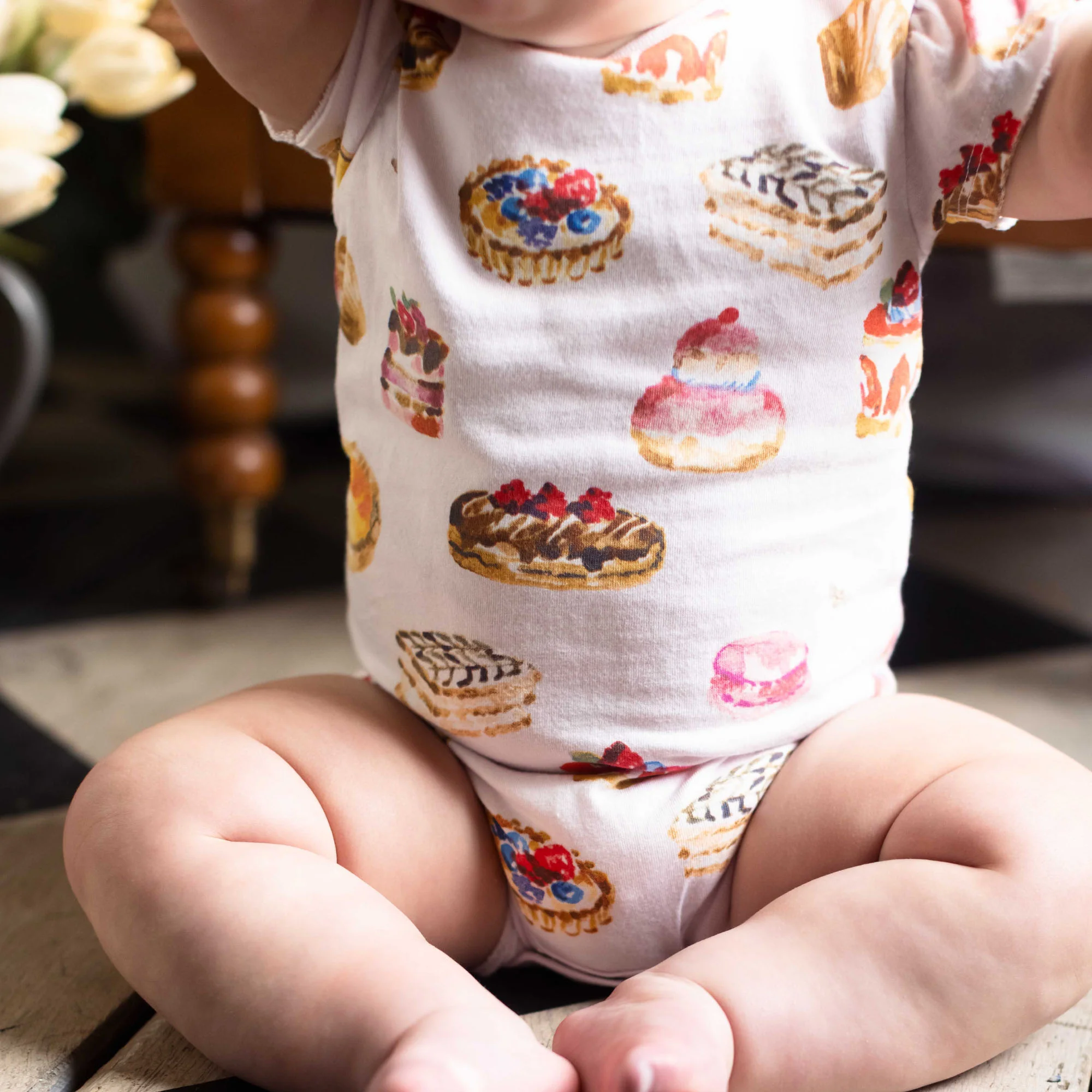 3-Pack Pastry Shop & Pretty Princess Baby Girl Bodysuits - Image 8