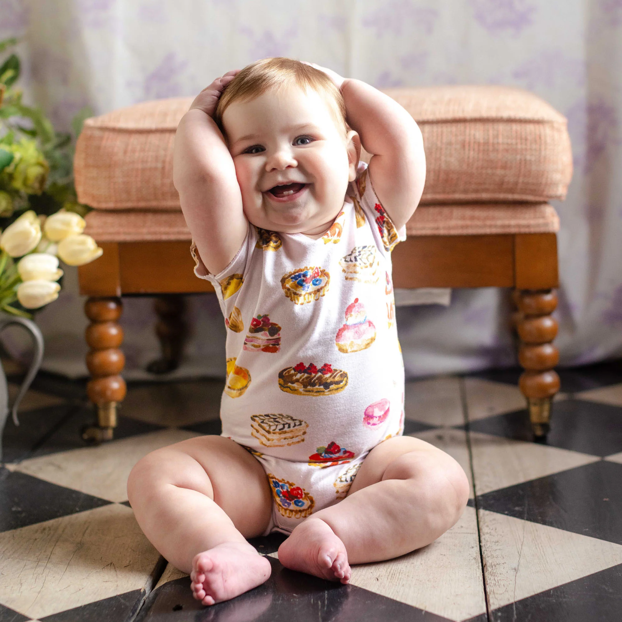 3-Pack Pastry Shop & Pretty Princess Baby Girl Bodysuits - Image 9