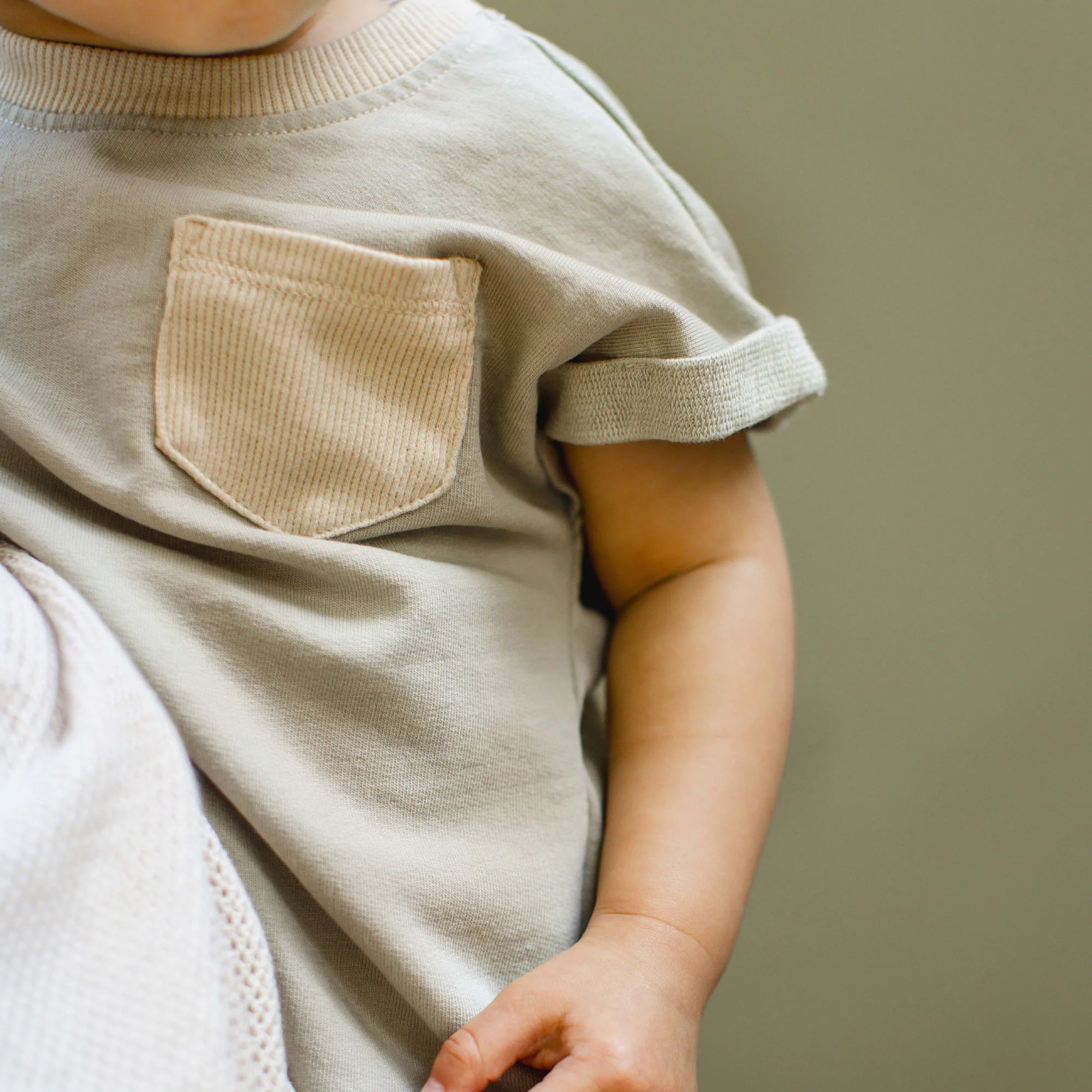 Vintage Wash Baby Boy Pocket Jumpsuit - Image 5