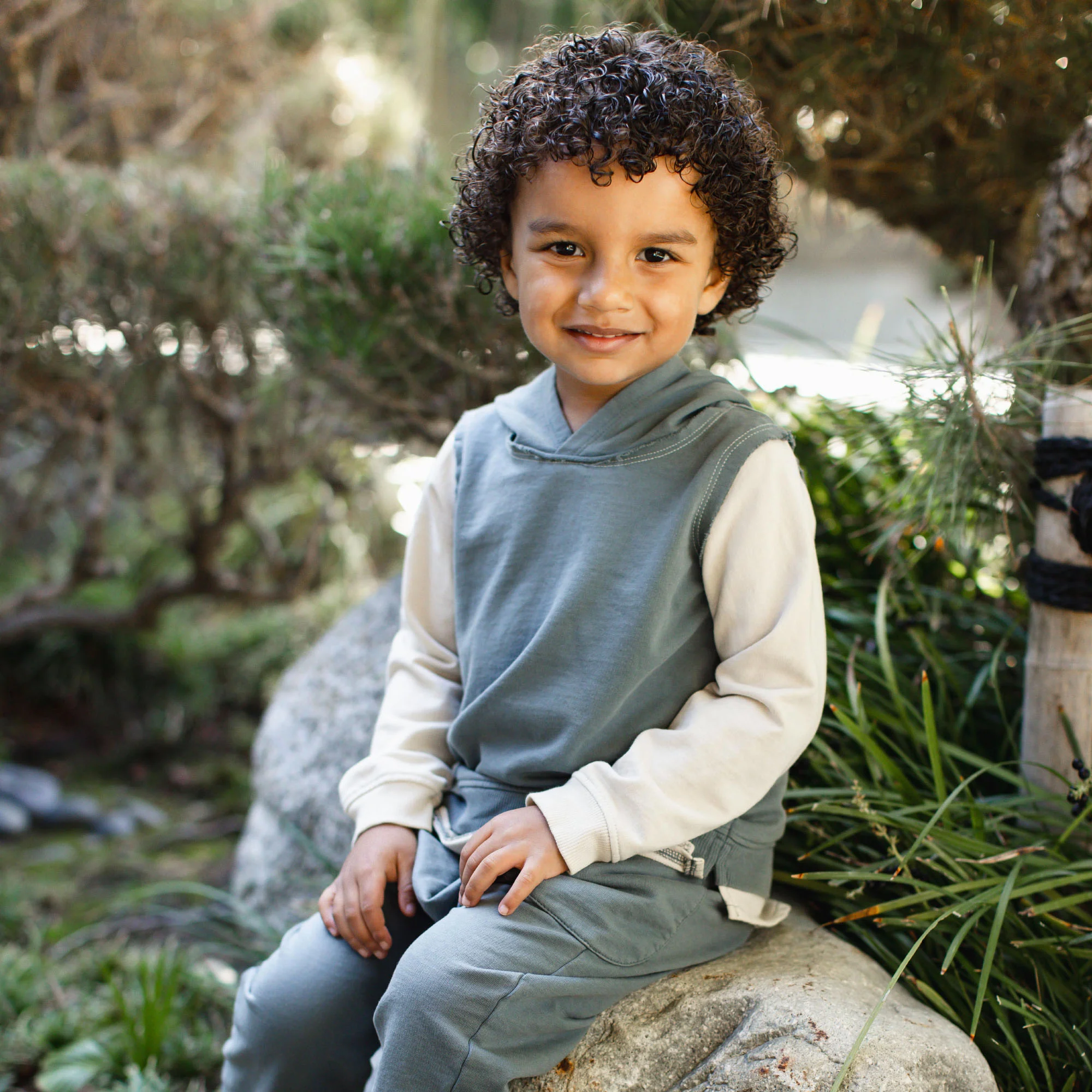 Acid Wash Sweatshirt & Pants Set - Image 5