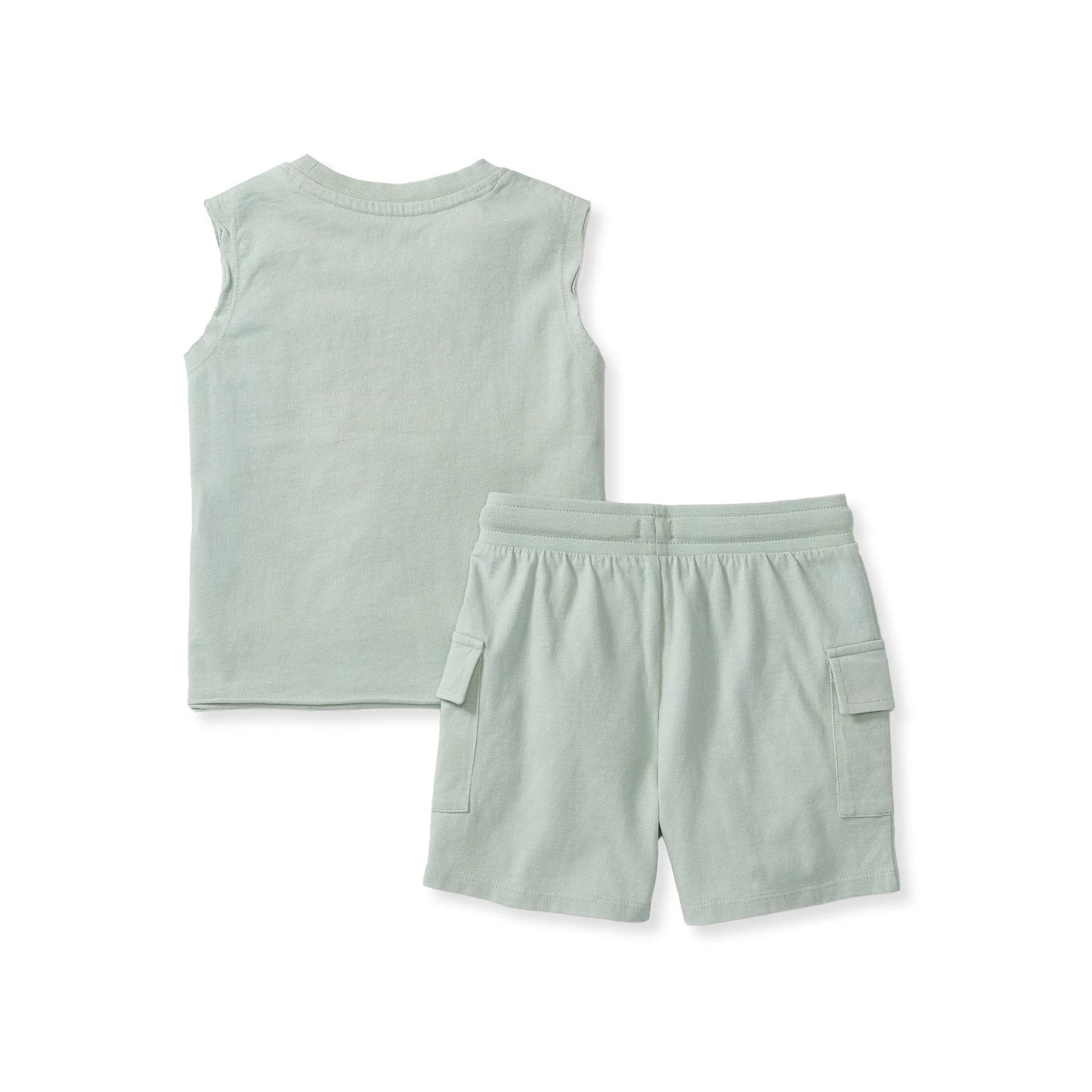 Acid Wash Boy Tee & Shorts Set - Image 4