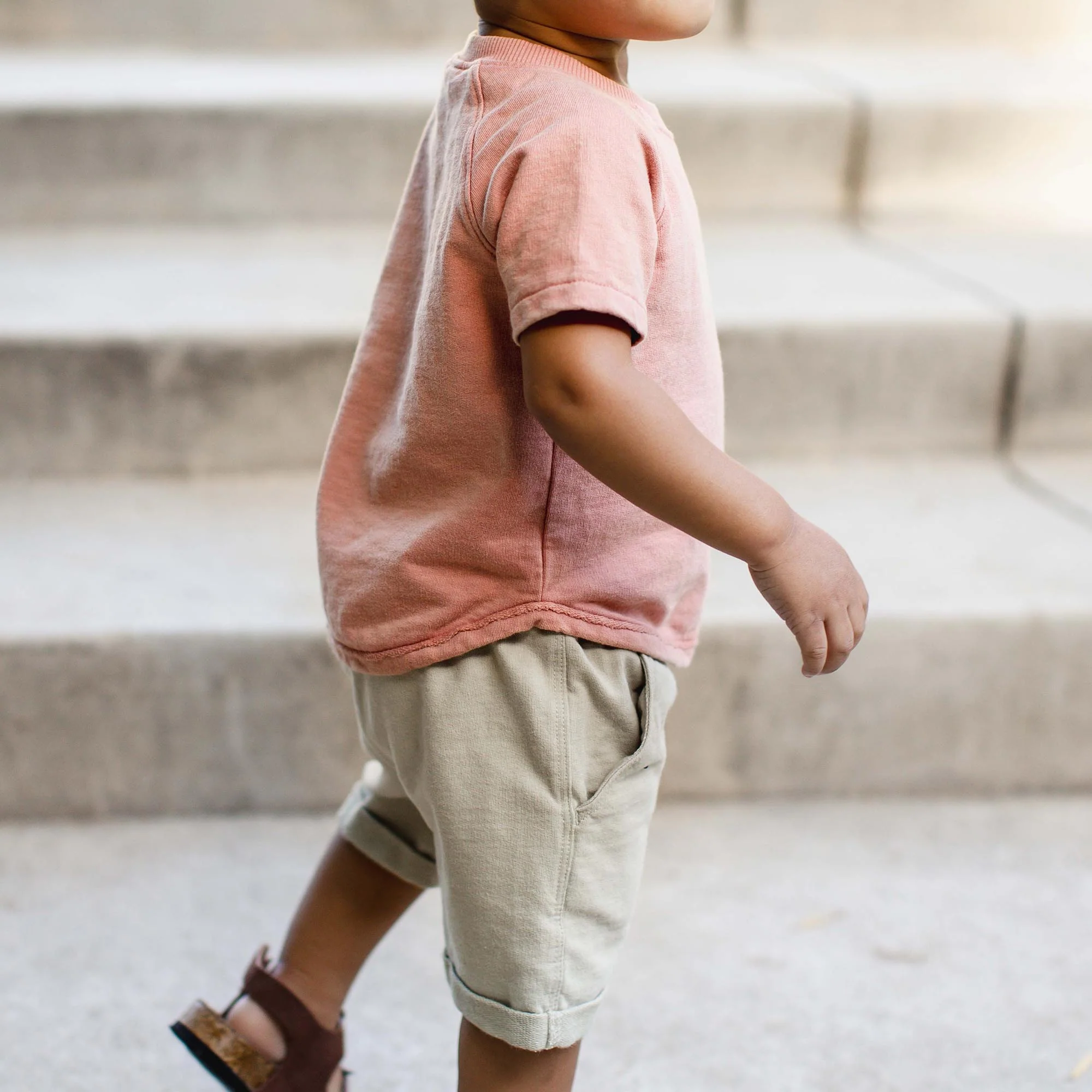 Vintage Wash Pocket Tee & Shorts Set - Image 5