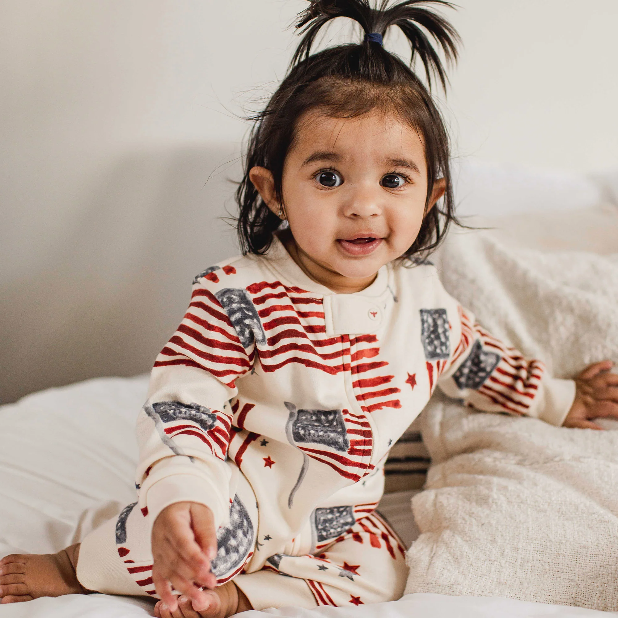 American Flag Organic Cotton Sleeper - Image 5