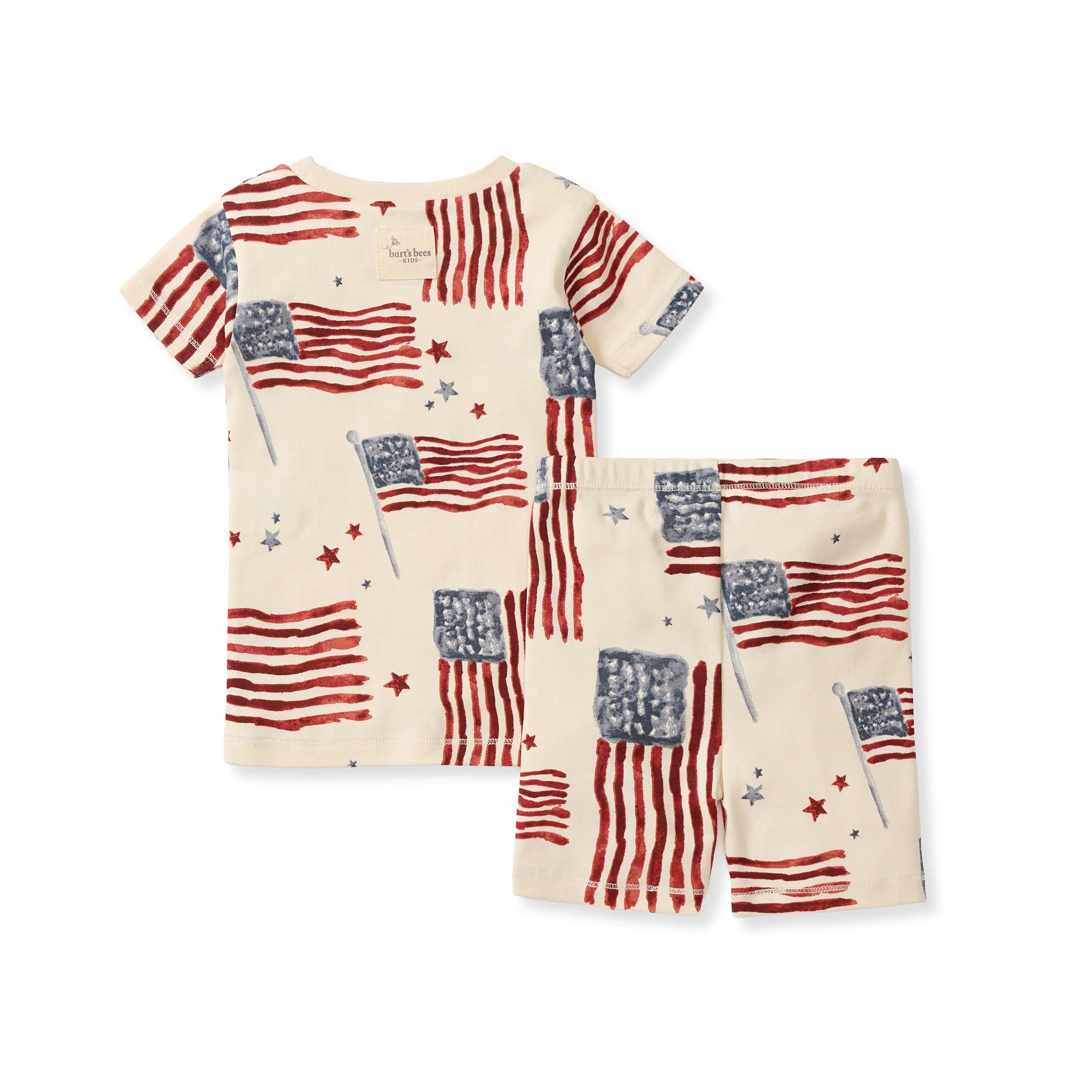 American Flag Organic Cotton Two-Piece Pajamas - Image 3