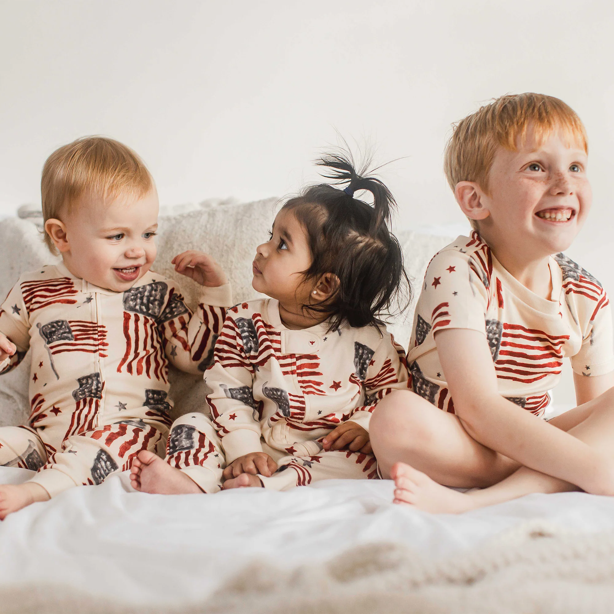 American Flag Organic Cotton Two-Piece Pajamas - Image 5