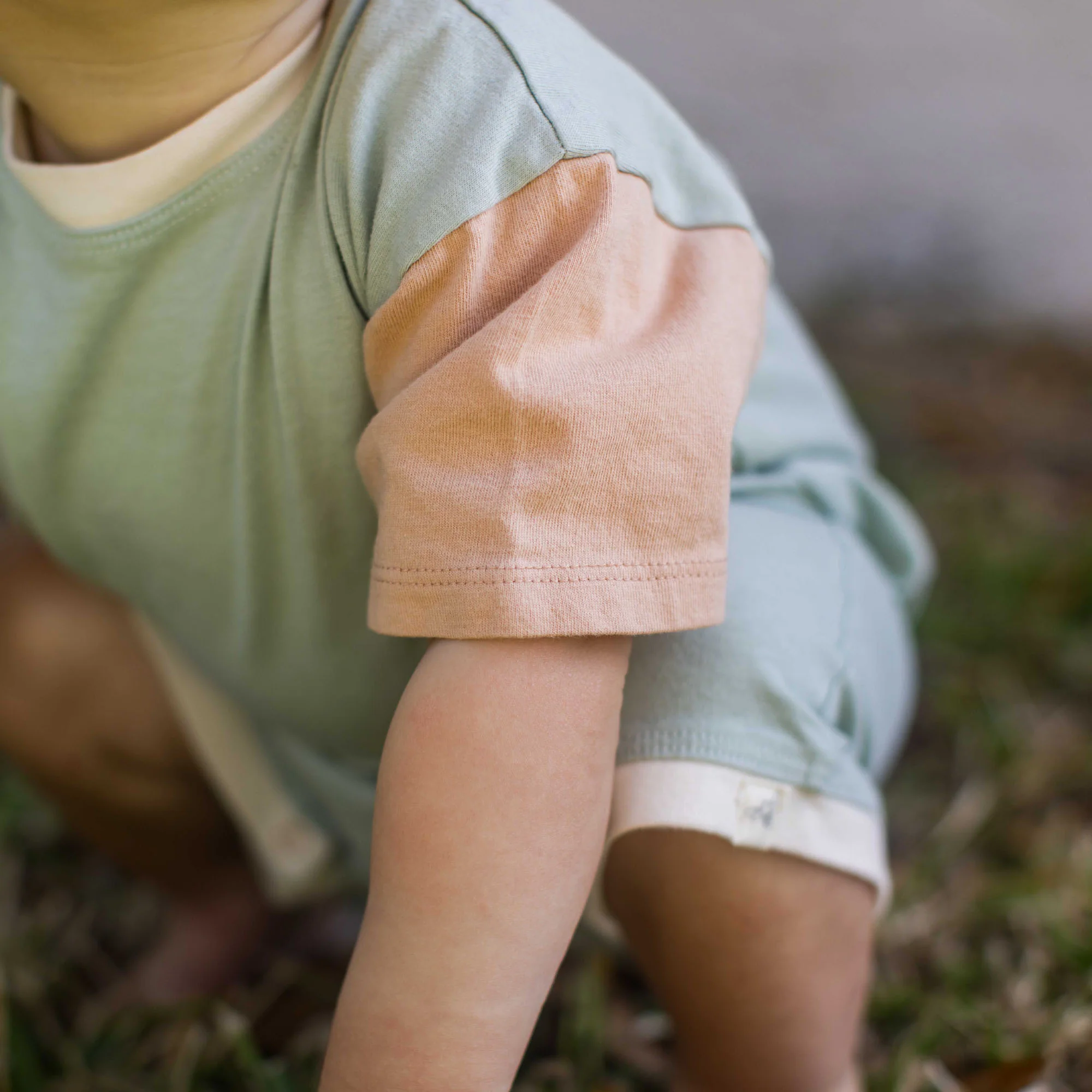 Basic Stripe Baby Boy Romper Set 2-Pack - Sweet Maple - Image 5