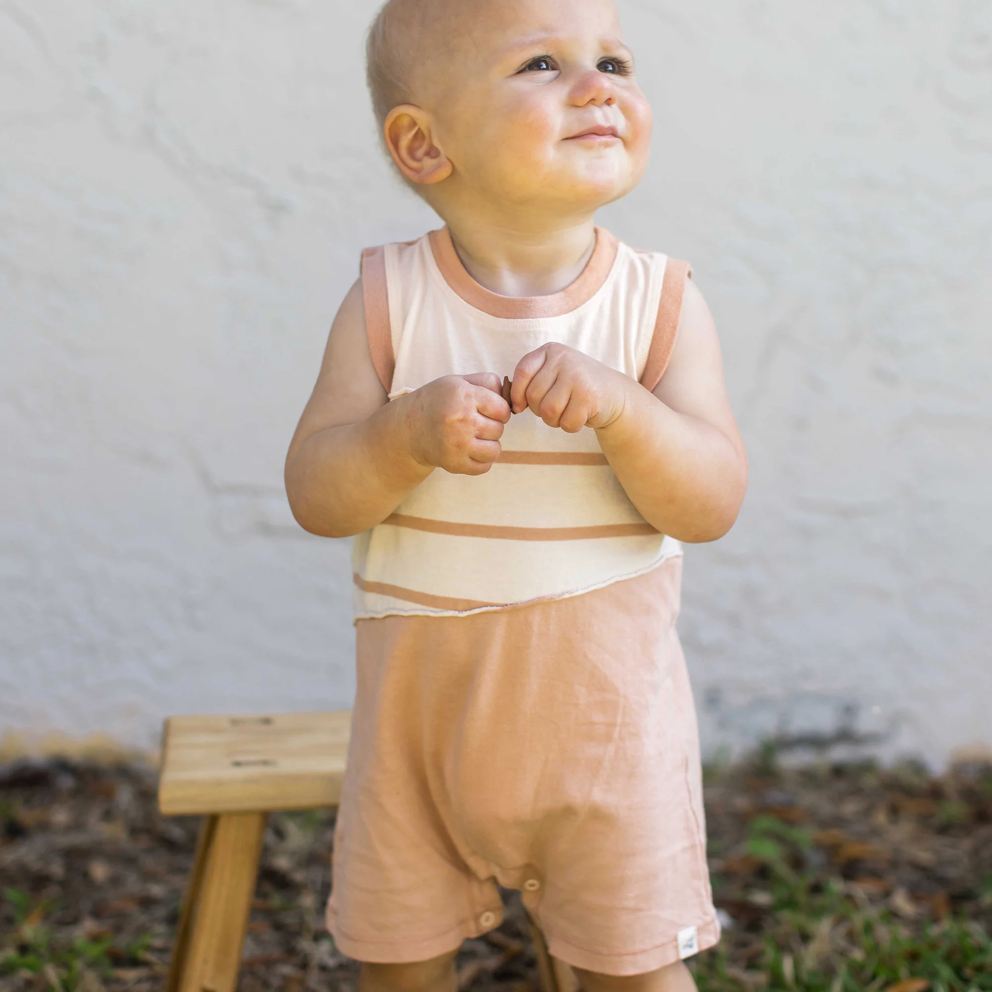 Basic Stripe Baby Boy Romper Set 2-Pack - Sweet Maple - Image 6