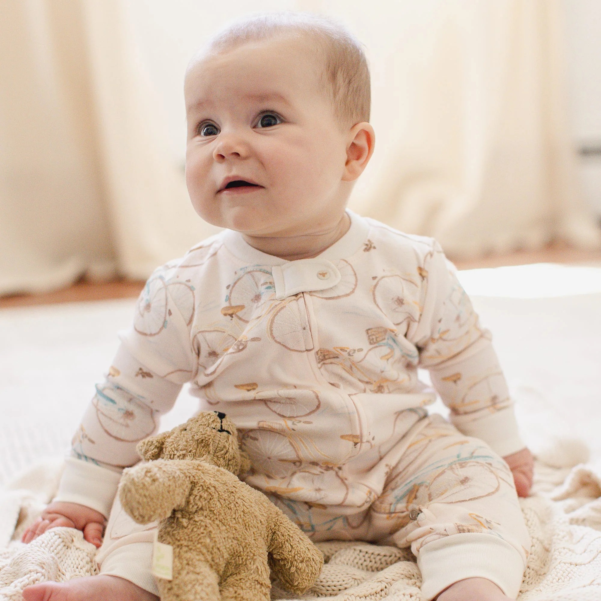 Bicycles Short Sleeve Two-Piece Pajamas - Image 4