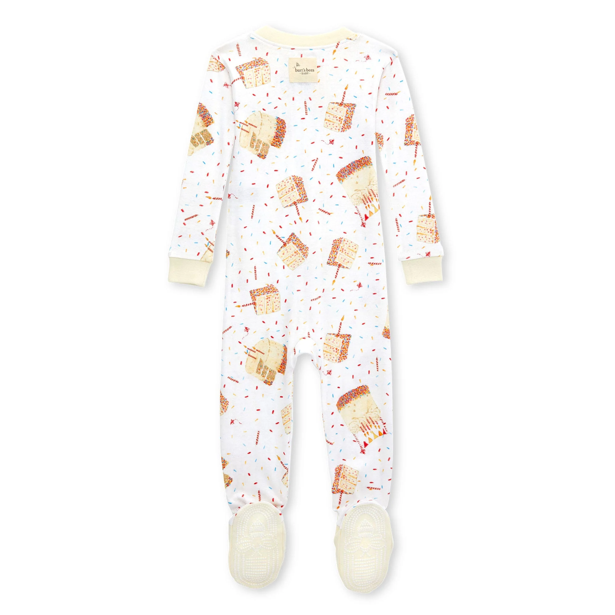 Birthday Cake Organic Cotton One-Piece Sleeper - Image 3