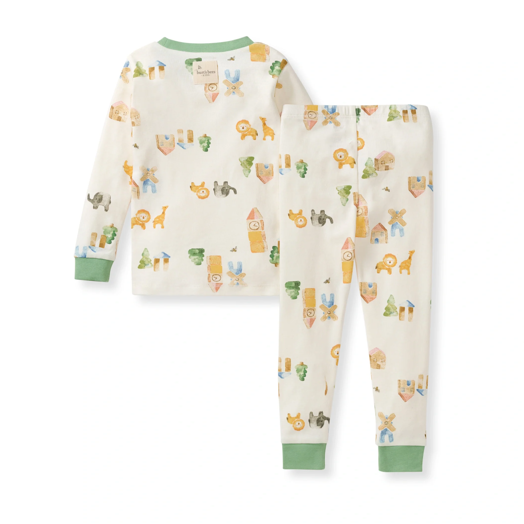 Block Village Organic Cotton Two-Piece Pajamas - Image 4
