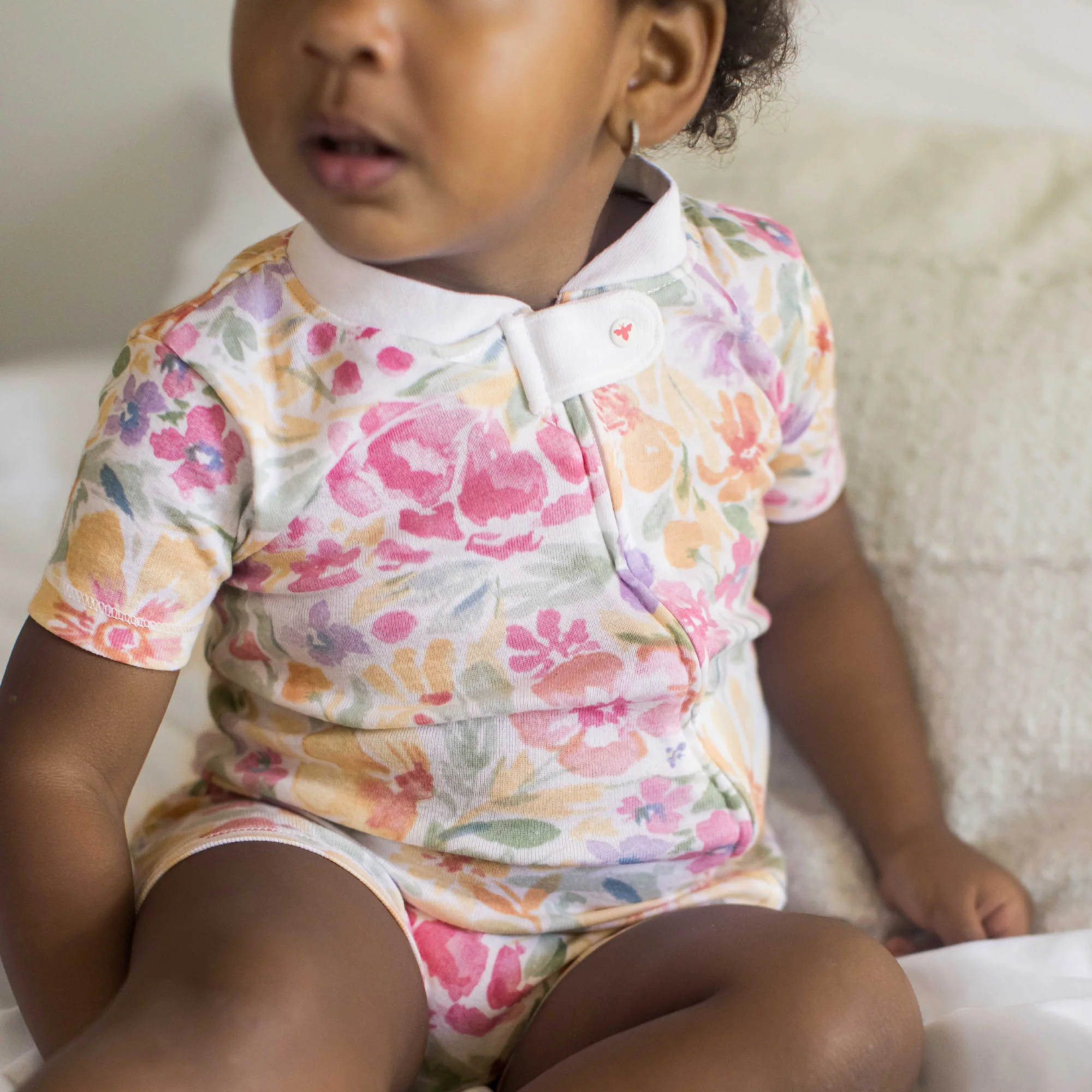 Bloom and Blossom Organic Baby Sleeper Romper - Image 2