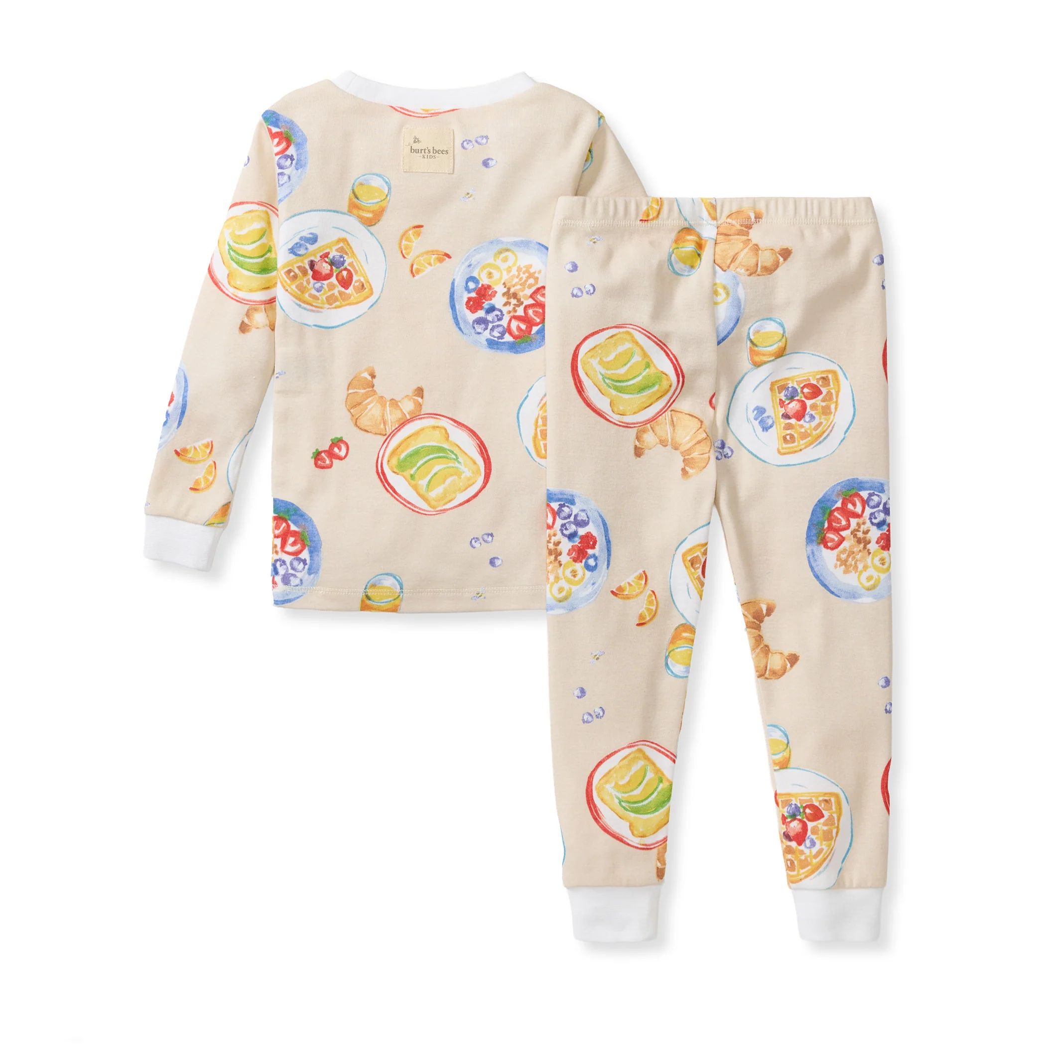 Breakfast In Bed Mommy & Me Matching Organic Two-Piece Pajamas - Image 5
