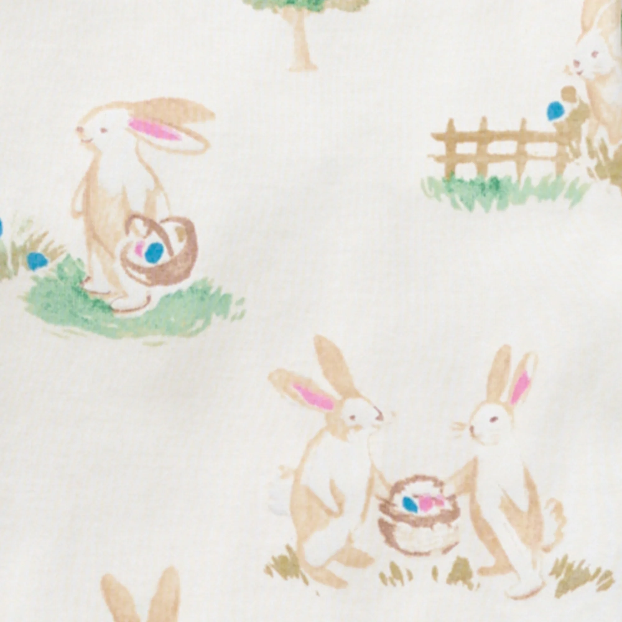 Bunny Egg Hunt Organic Cotton Sleeper - Image 4