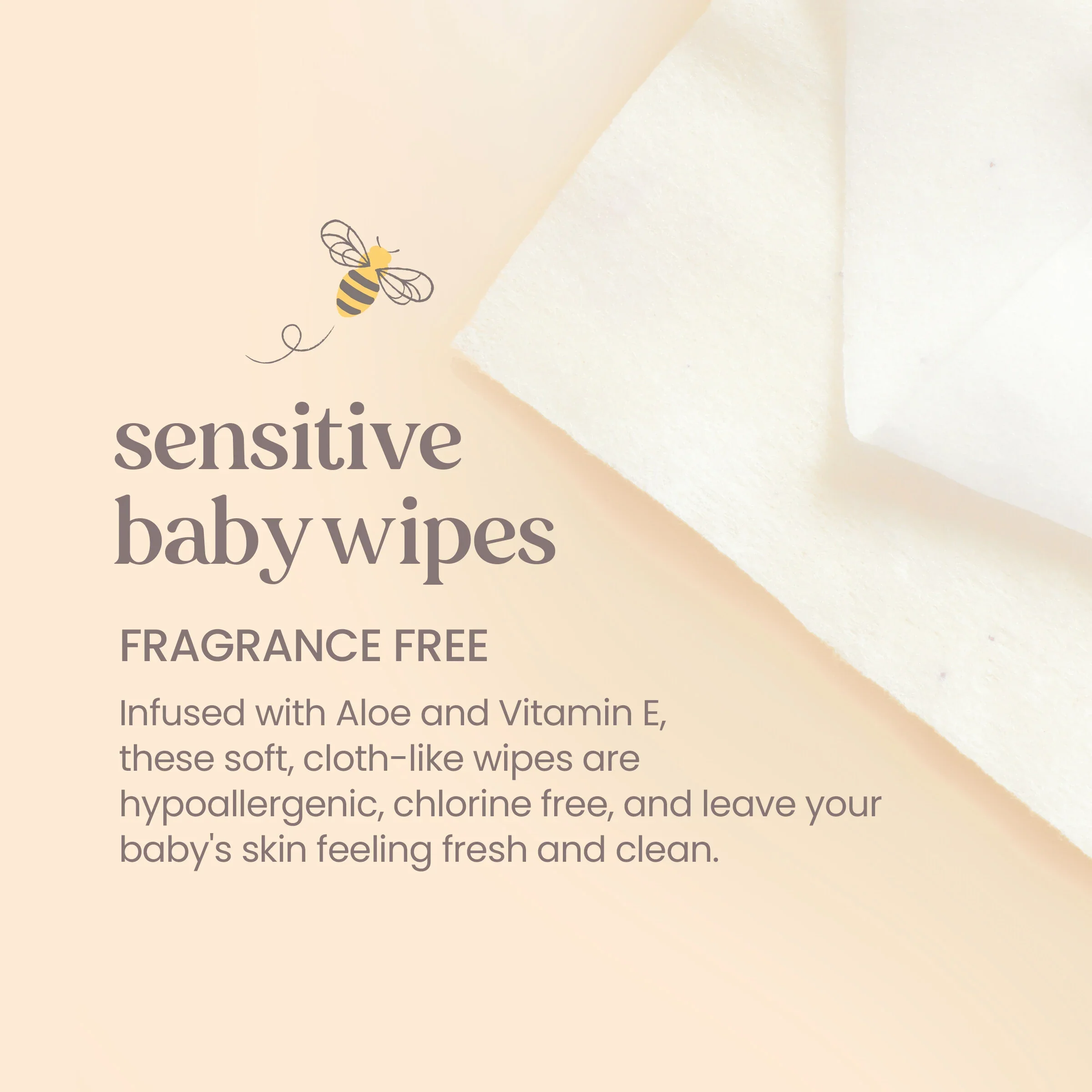 Burt’s Bees Baby Wipes, Unscented Natural Baby Wipes for Sensitive Skin - 72 Wipes - Image 3