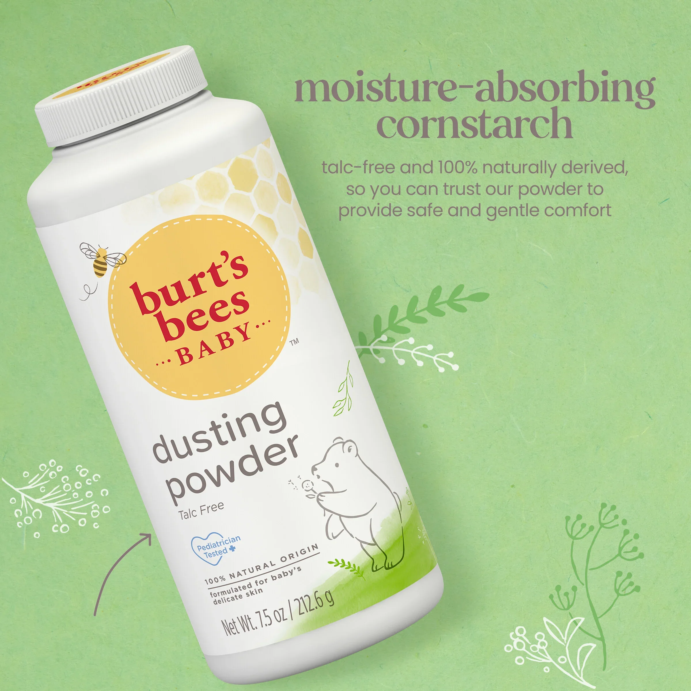Burt's Bees Baby Bee Dusting Powder - Image 4