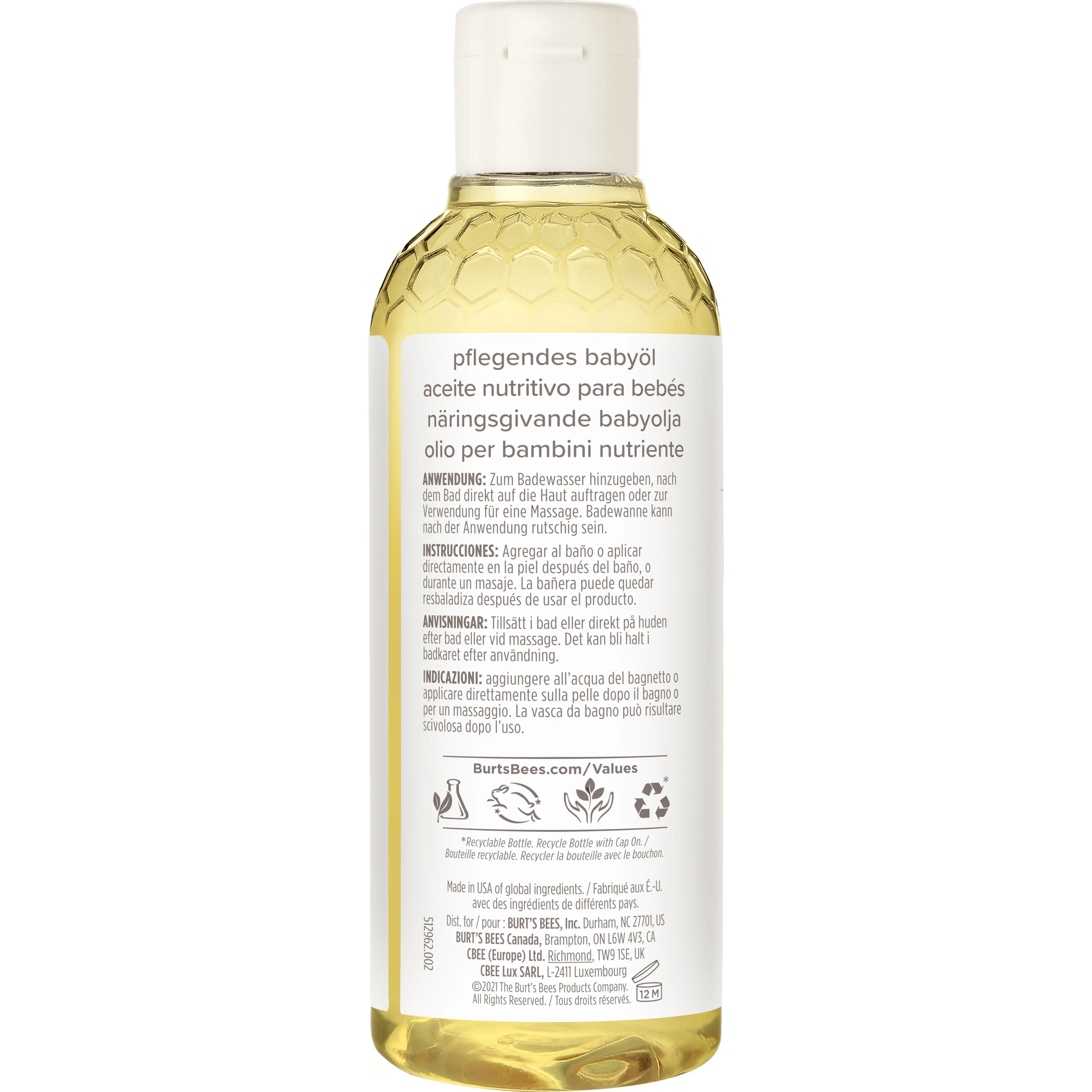 Burt's Bees Baby Bee Nourishing Baby Oil - Image 10