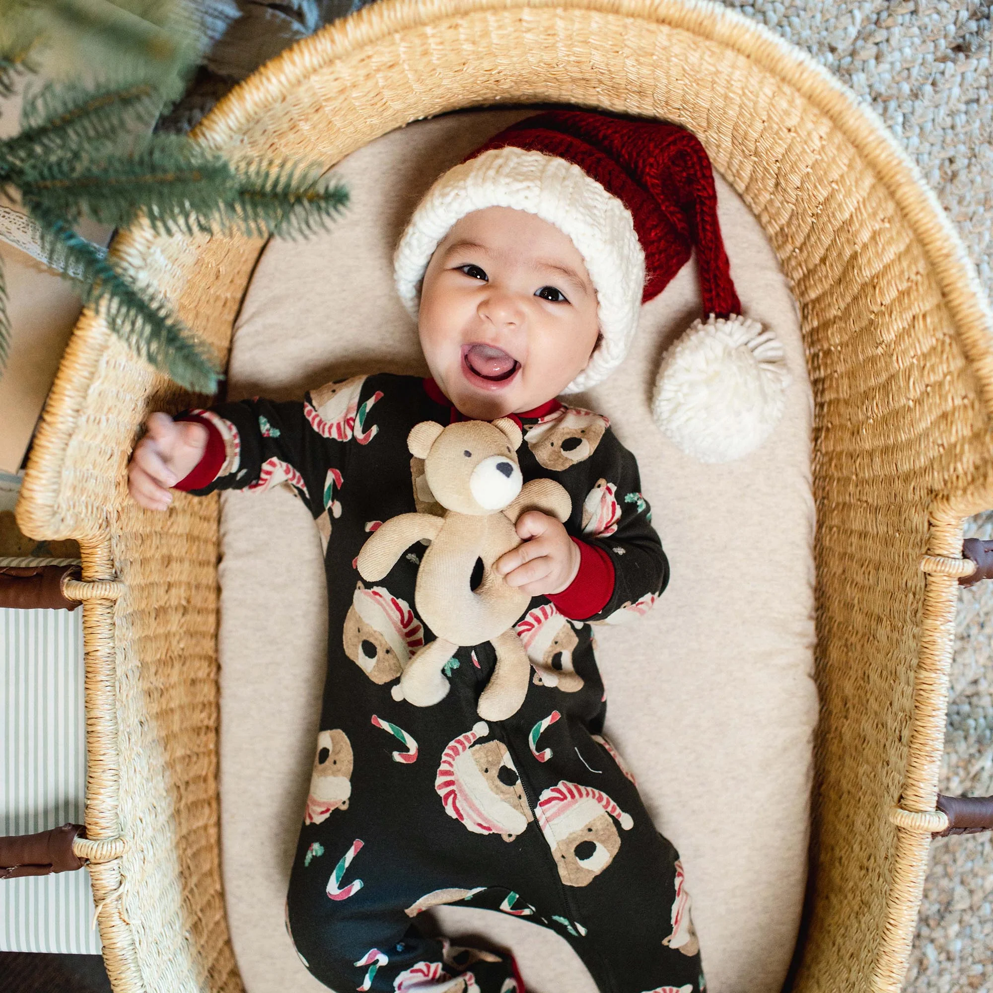 Candy Cane Bears Matching Family Pajamas - Image 5