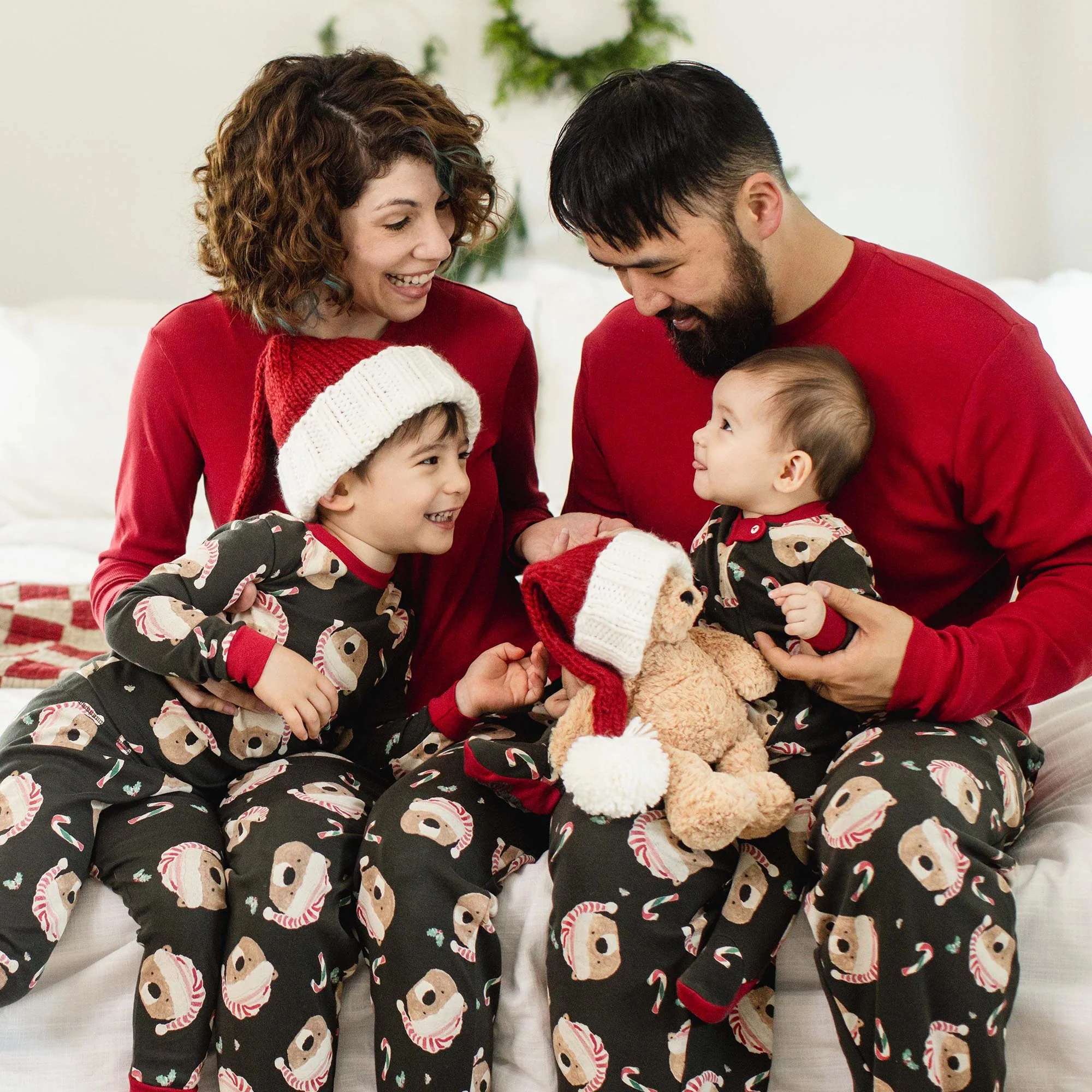 Candy Cane Bears Matching Family Pajamas - Image 8