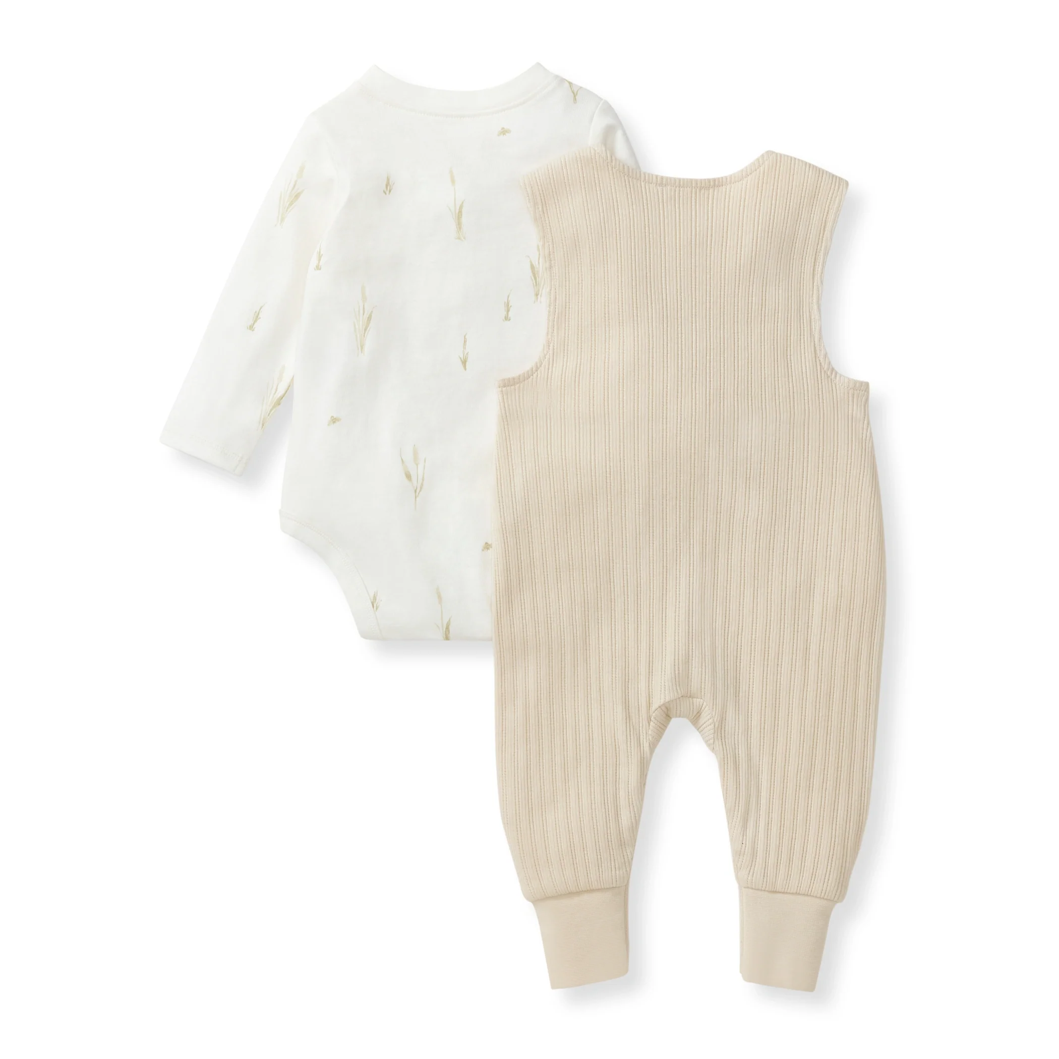 Cat Tail Organic Baby Bodysuit & Jumpsuit Set - Image 3