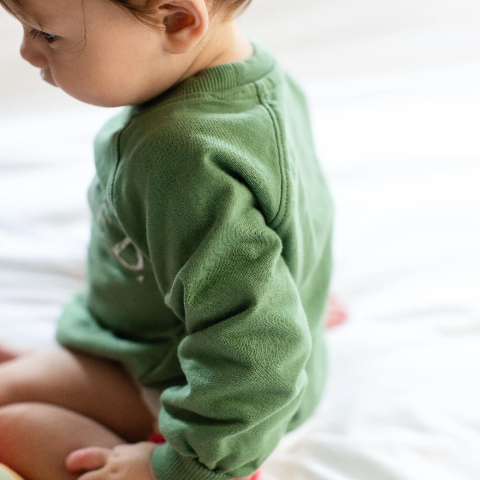 Charmed Green Organic Cotton Sweatshirt - Image 6