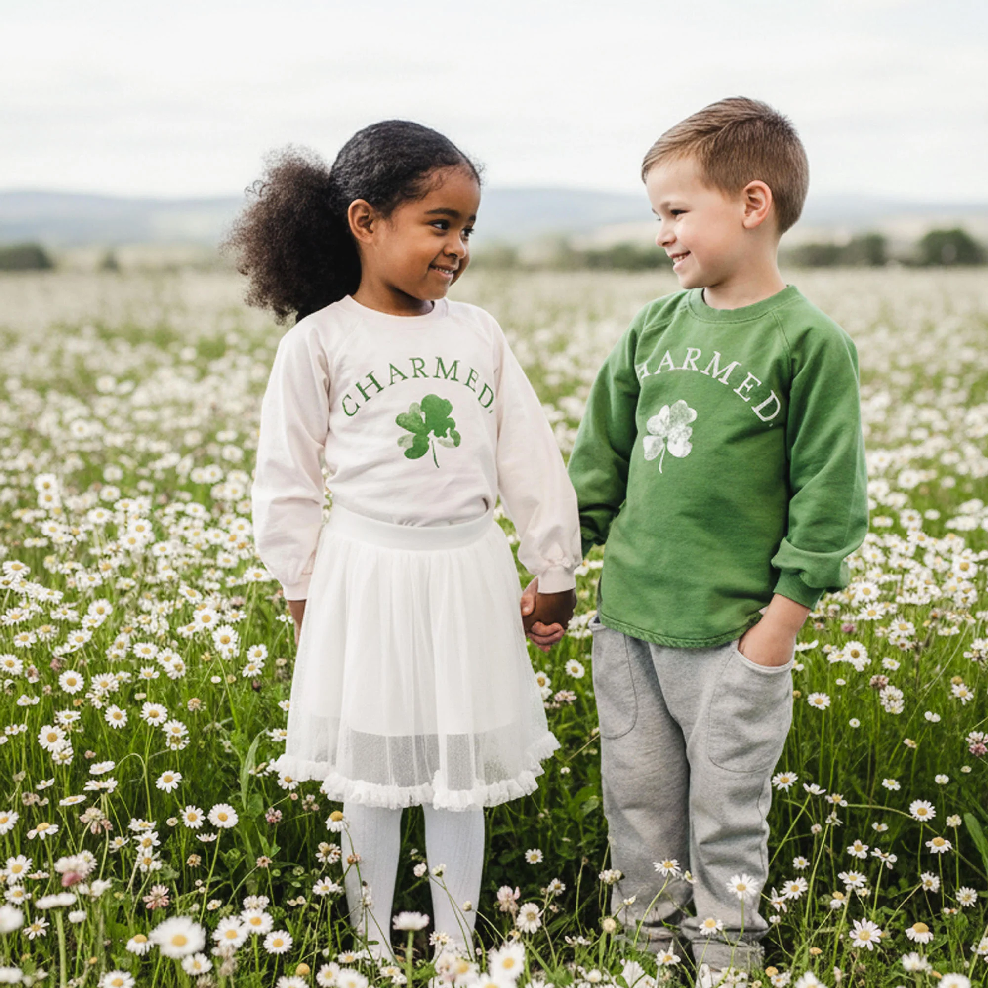 Charmed Green Organic Cotton Sweatshirt - Image 7