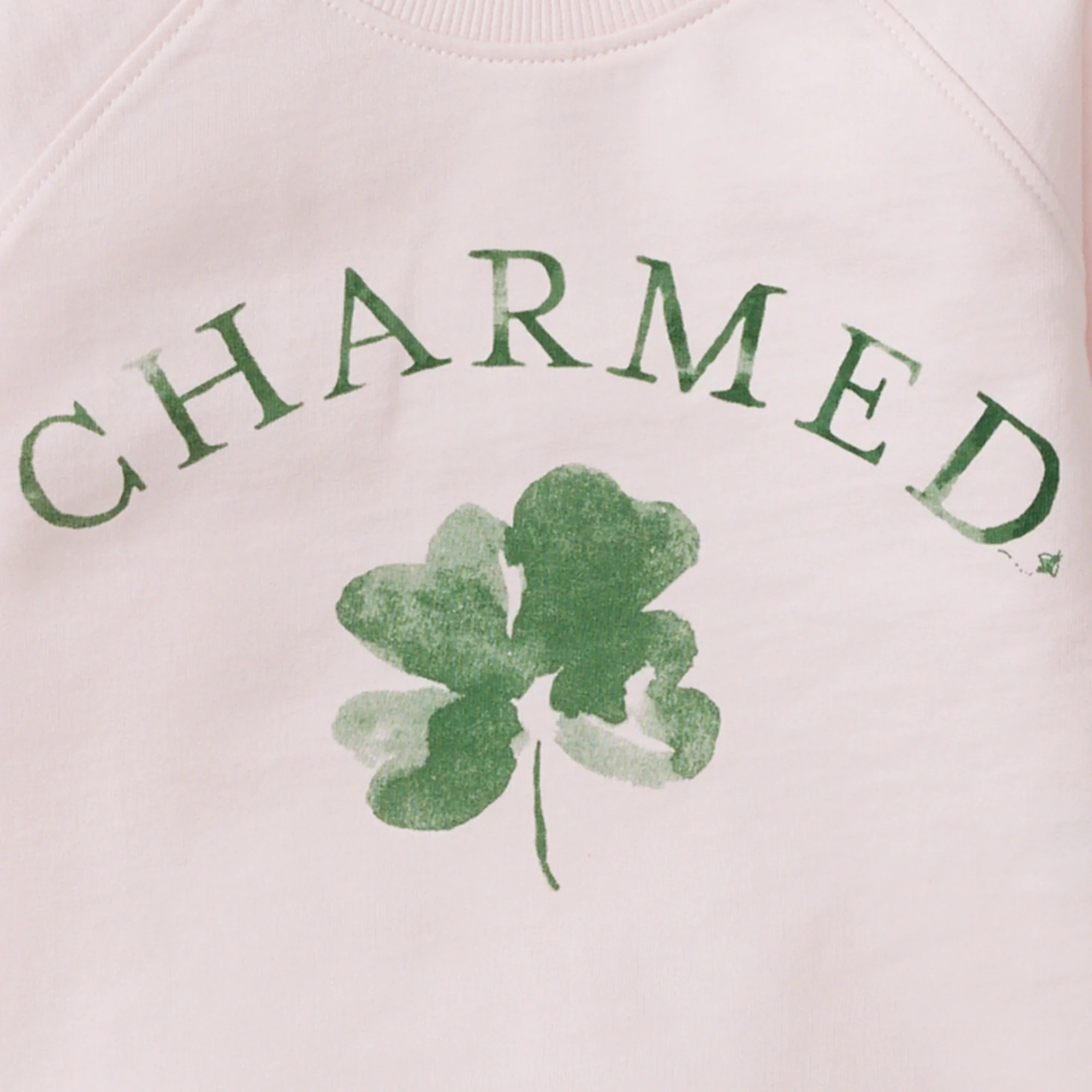 Charmed Pink Organic Cotton Sweatshirt - Image 4