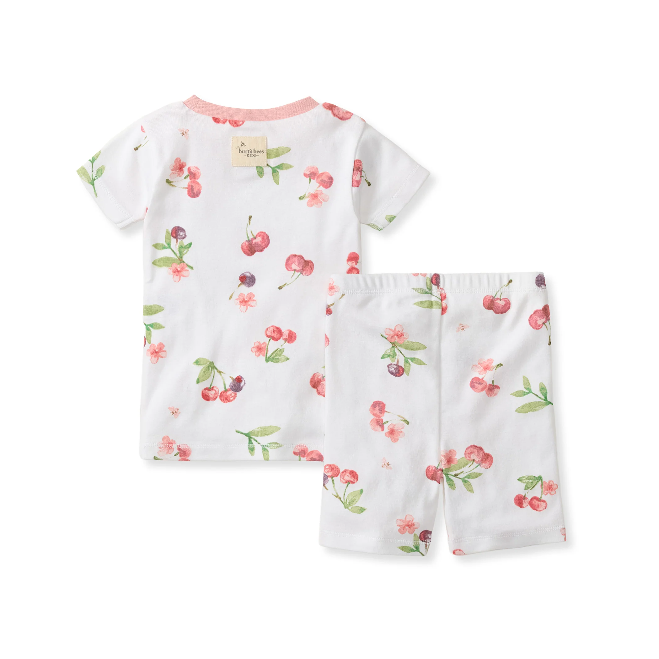 Cherries & Blossoms Organic Cotton Two-Piece Pajamas - Image 3
