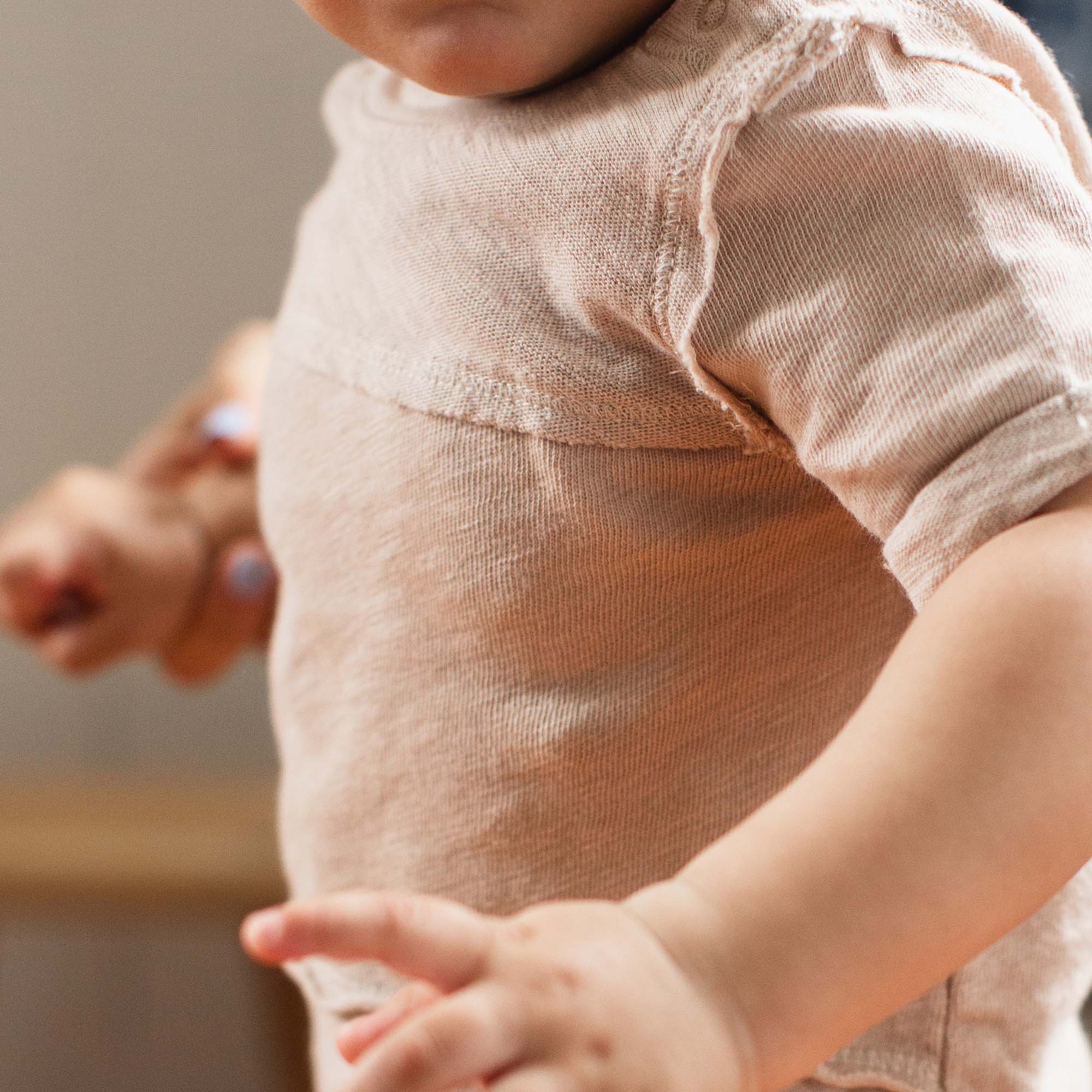 Chunky Slub Organic Baby Boy Jumpsuit - Image 5