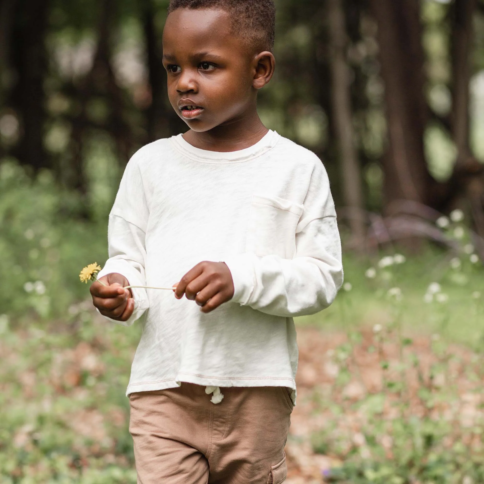 Chunky Slub Organic Boy Tee & Pants Set - Image 6