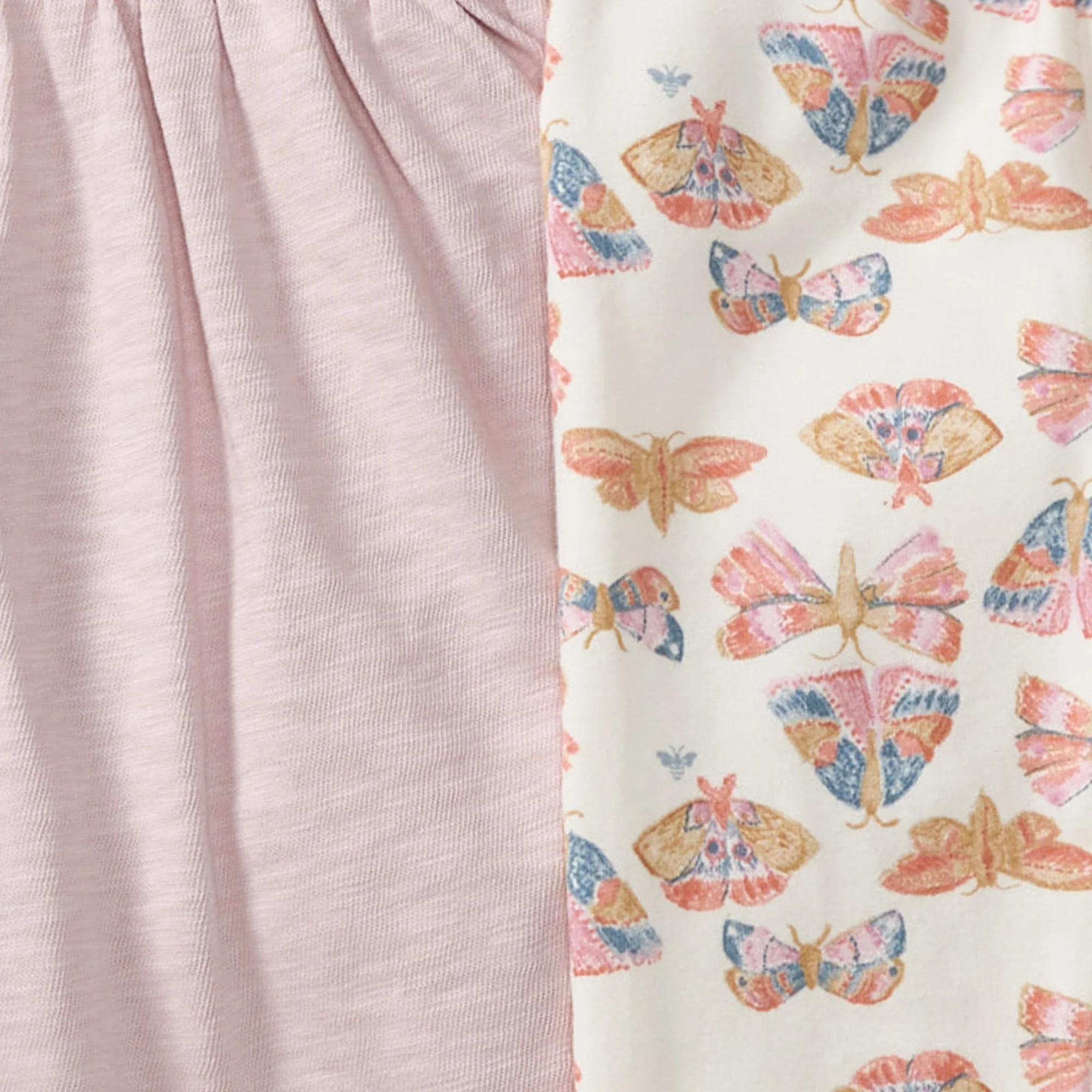 Chunky Slub Tunic & Boho Butterflies Pants Set - Image 4