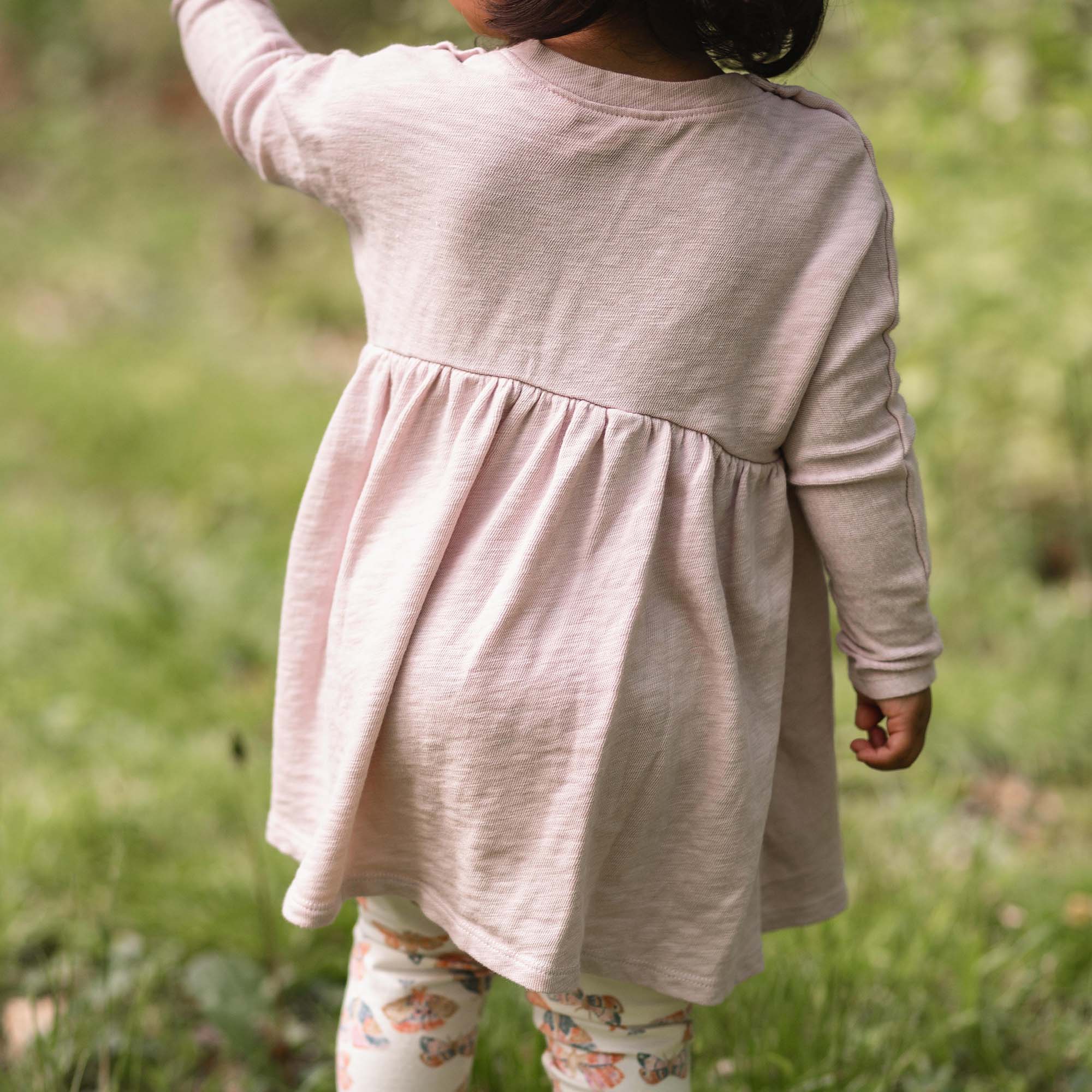 Chunky Slub Tunic & Boho Butterflies Pants Set - Image 5