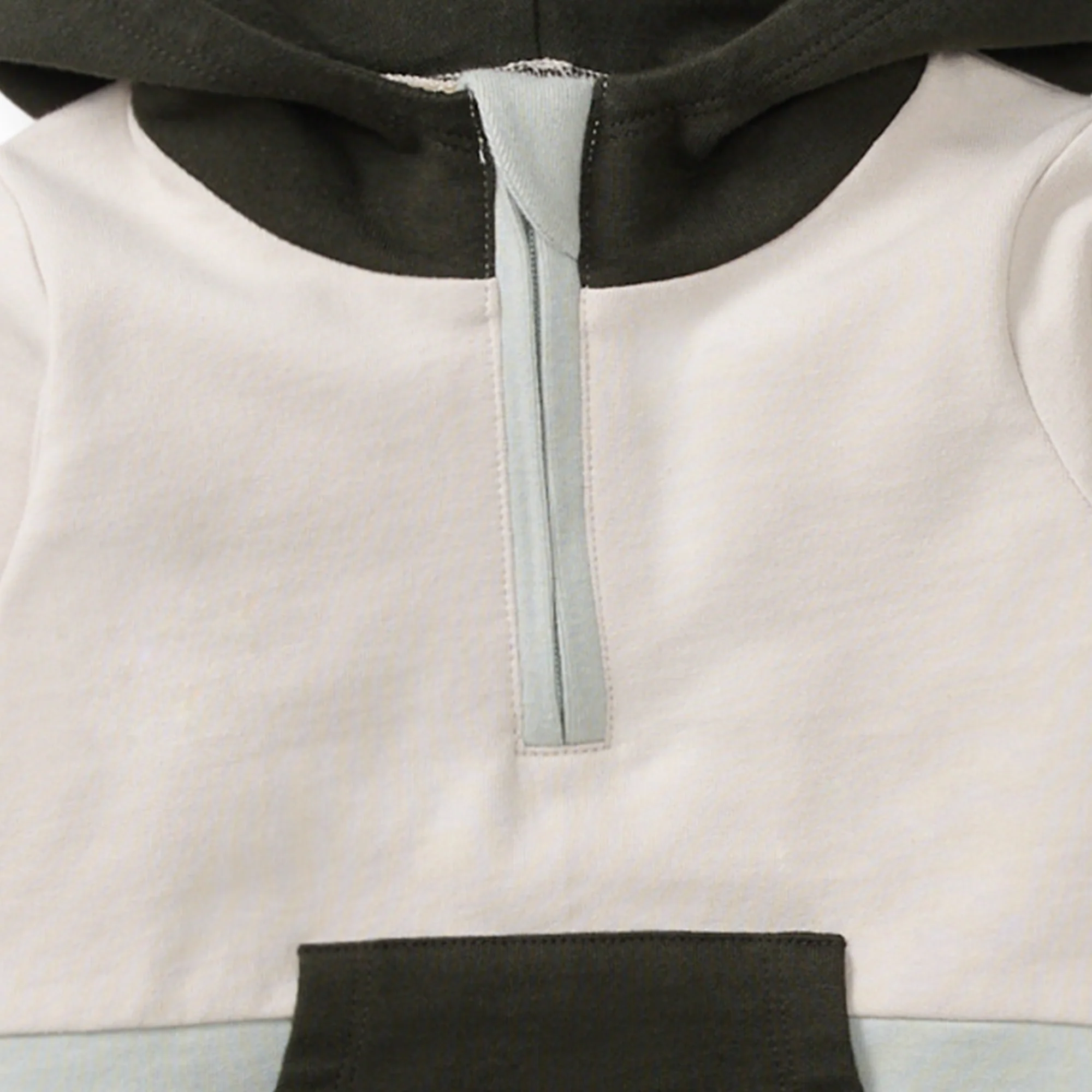 Color Blocked Sweatshirt & Pants Set - Bobcat - Image 4