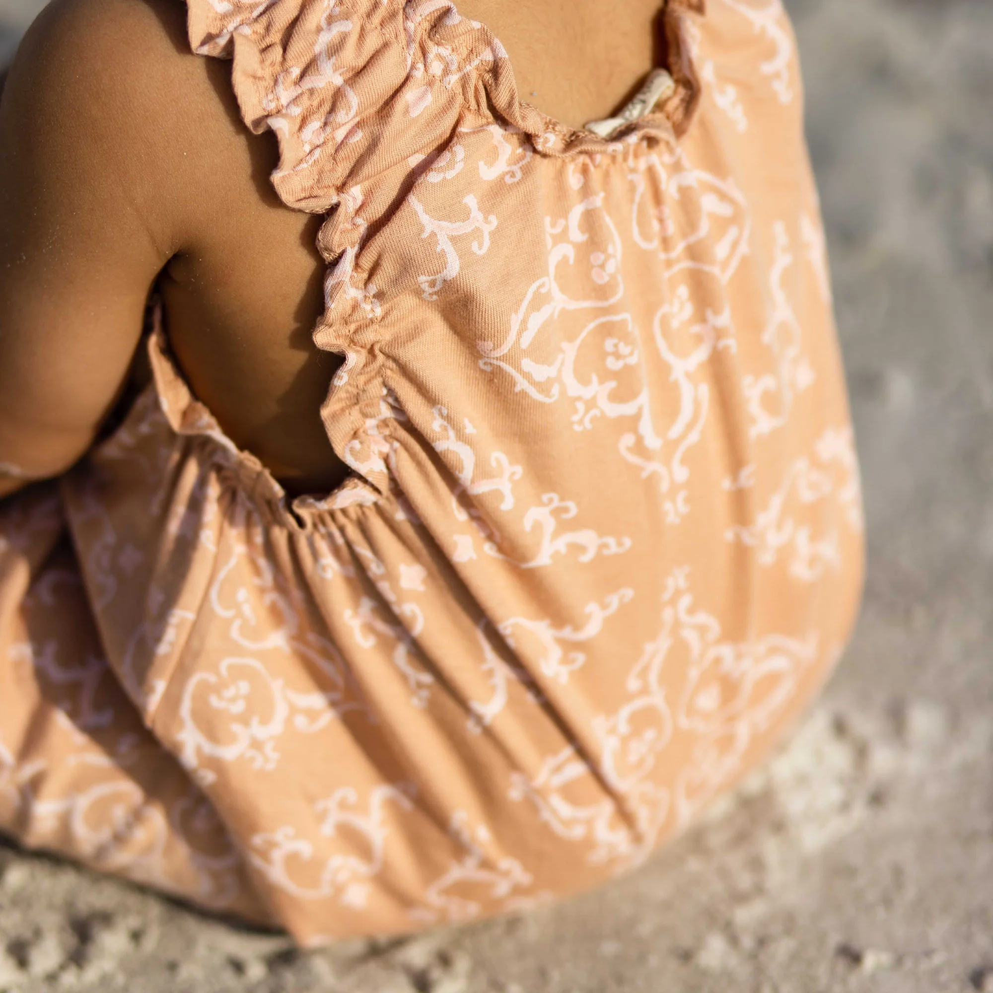Croatian Tile Baby Girl Romper - Image 5