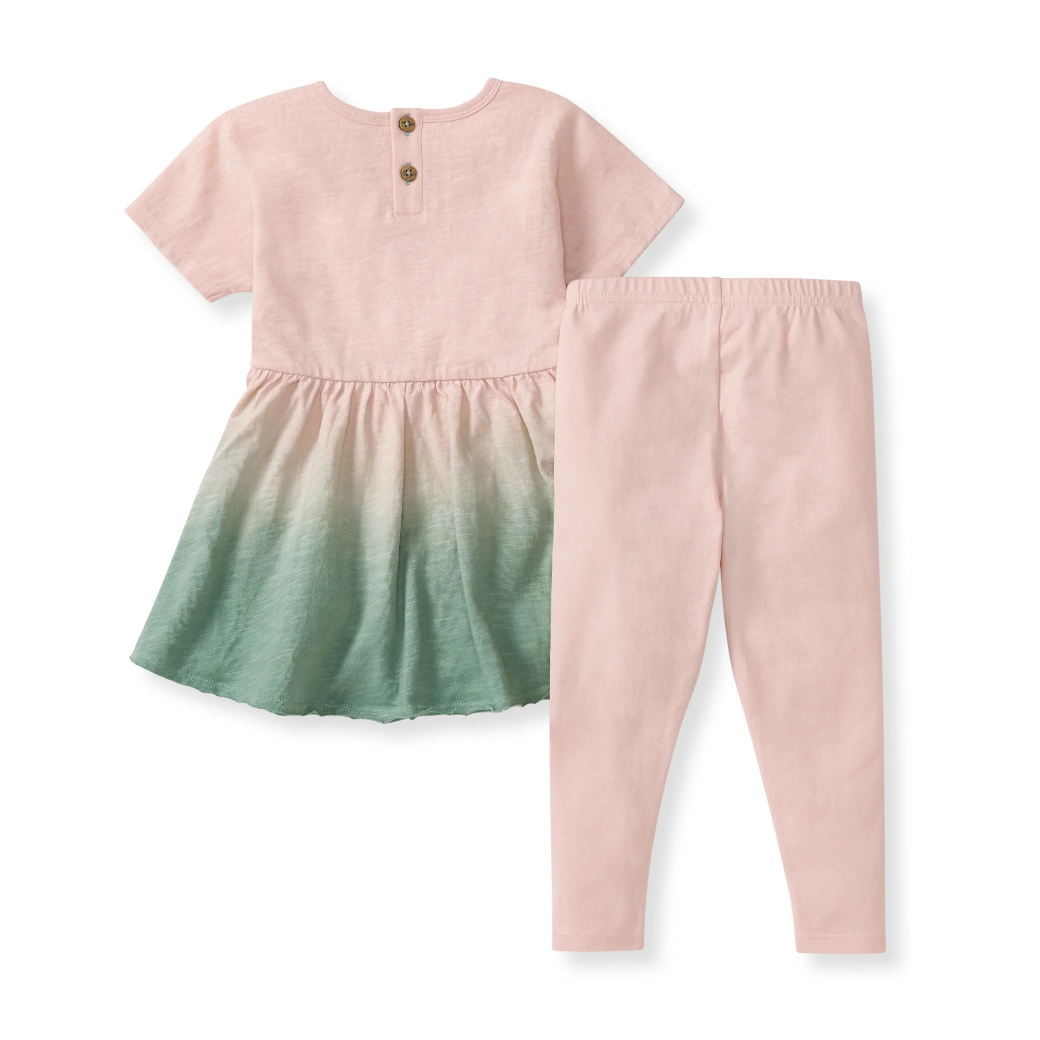 Dip Dye Girl Tunic & Capri Set - Image 3