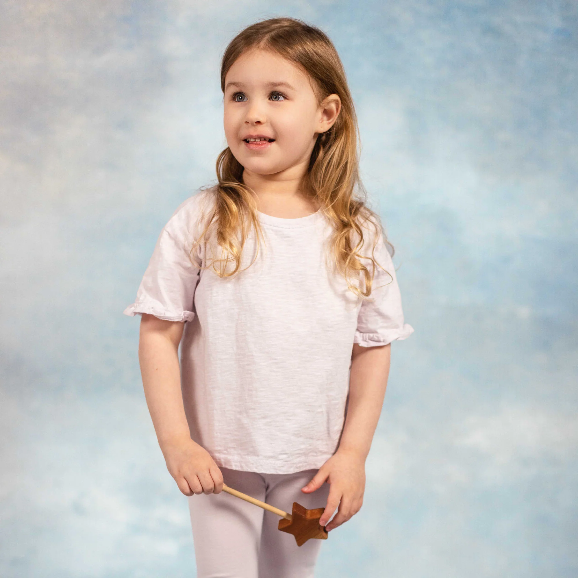Drop Shoulder Ruffle T-Shirt - Image 2