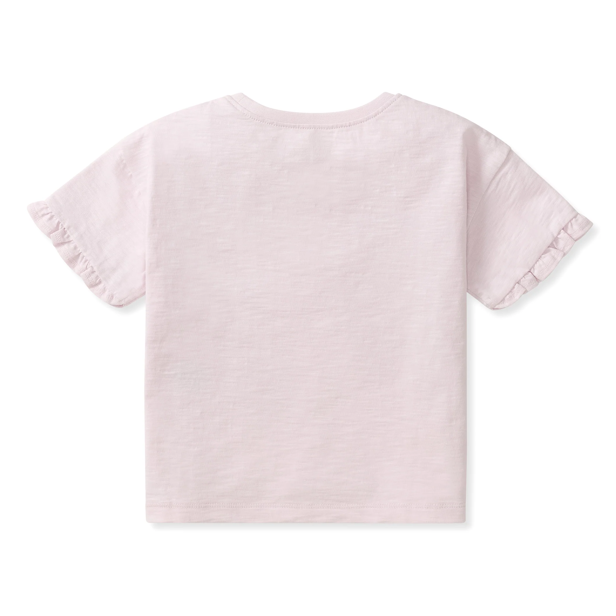 Drop Shoulder Ruffle T-Shirt - Image 4