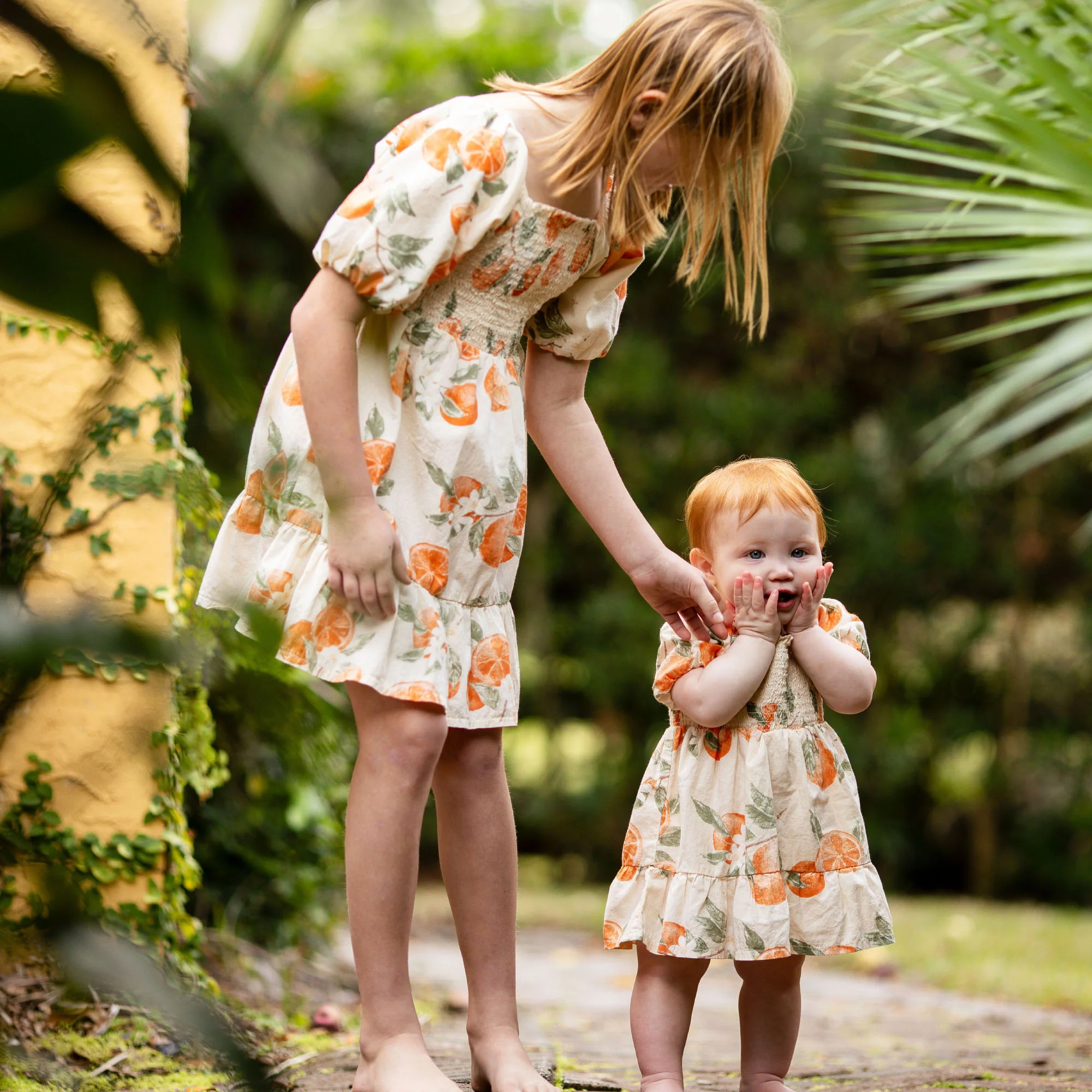 Dubrovnik Oranges Matching Girl Dress - Image 12