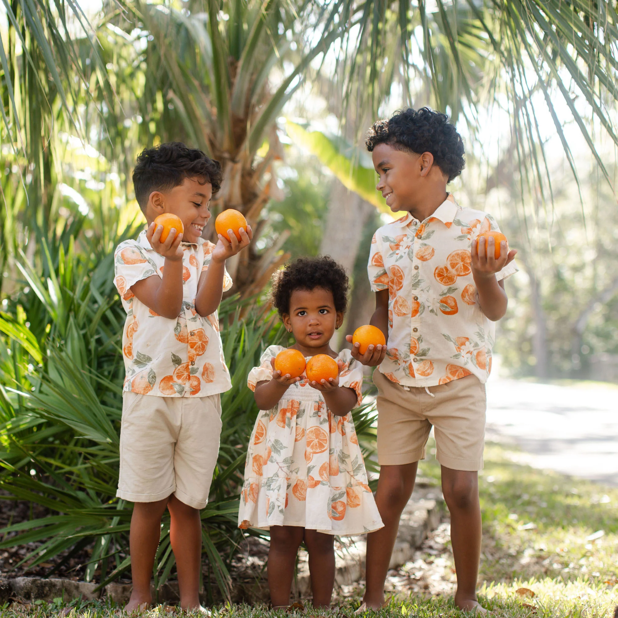 Dubrovnik Oranges Matching Girl Dress - Image 8