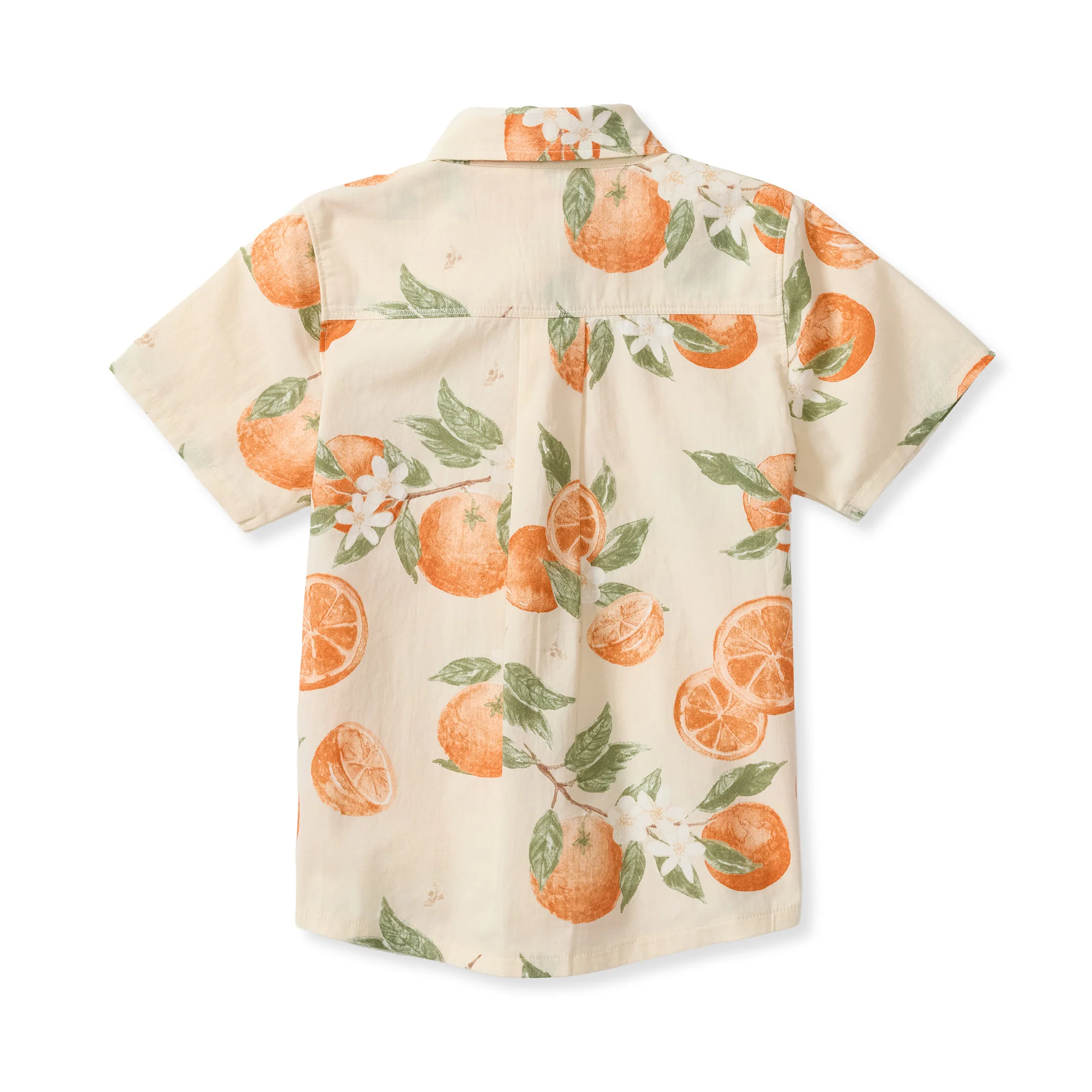 Dubrovnik Oranges Matching Kids Button Down Shirt - Image 3