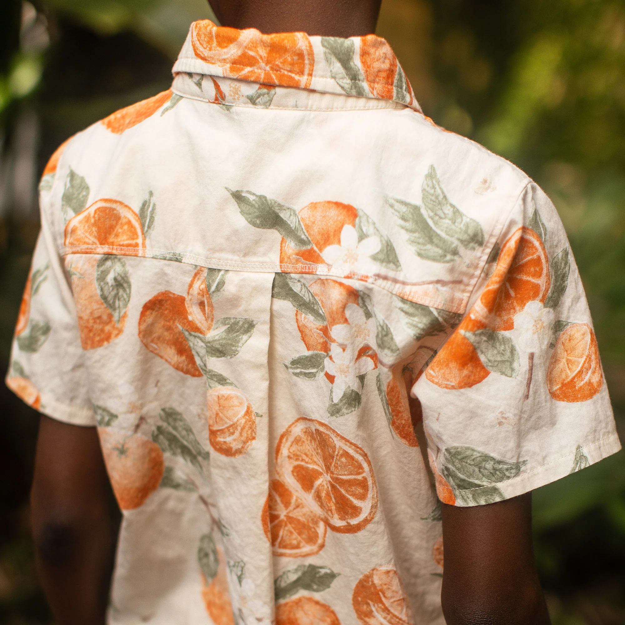 Dubrovnik Oranges Matching Kids Button Down Shirt - Image 7