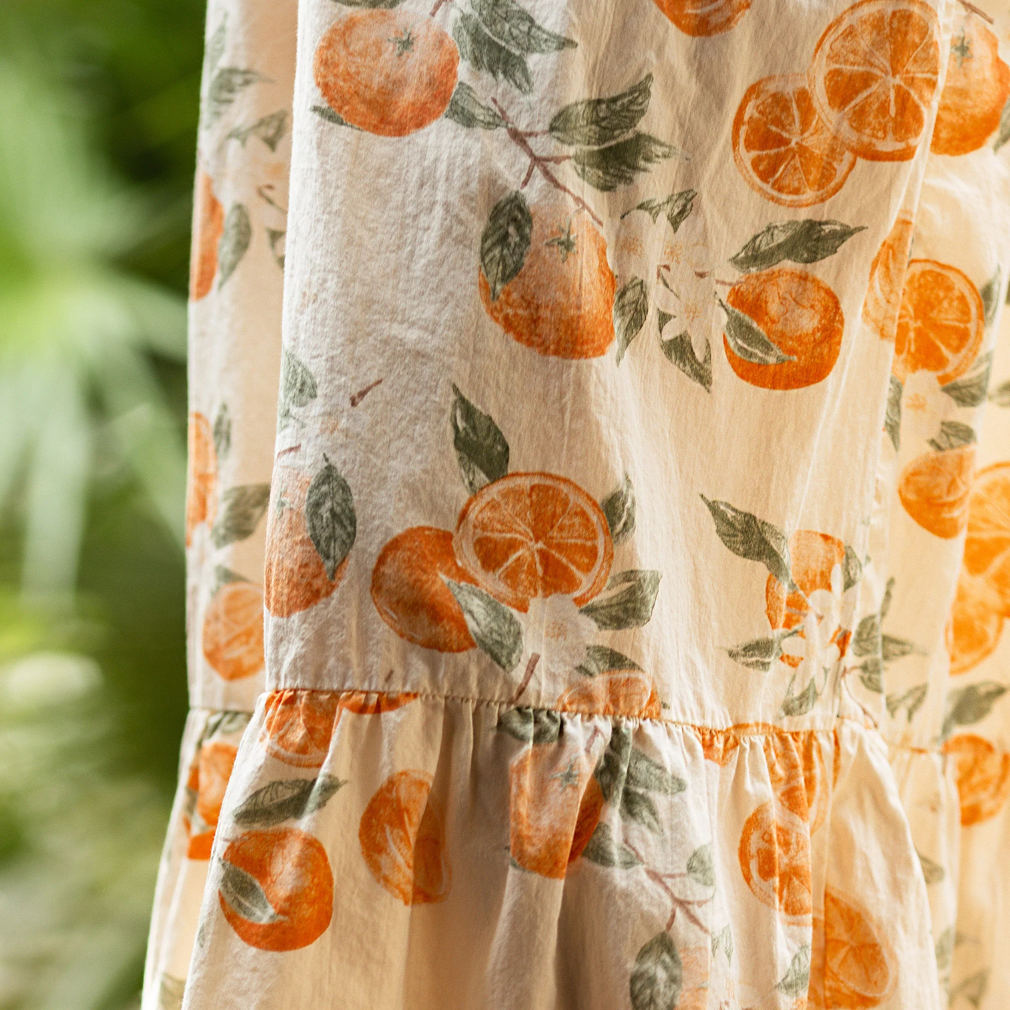 Dubrovnik Oranges Matching Women's Dress - Image 7