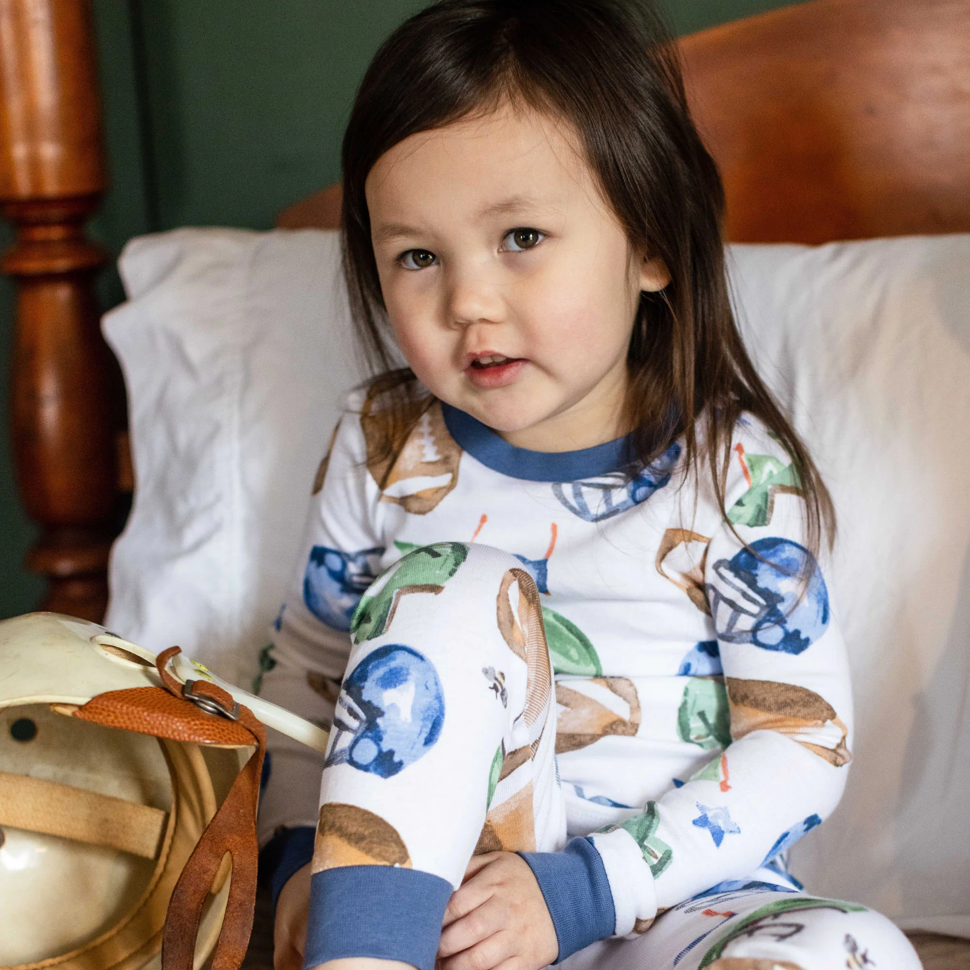 Field Goal Organic Cotton Two-Piece Pajamas - Image 4