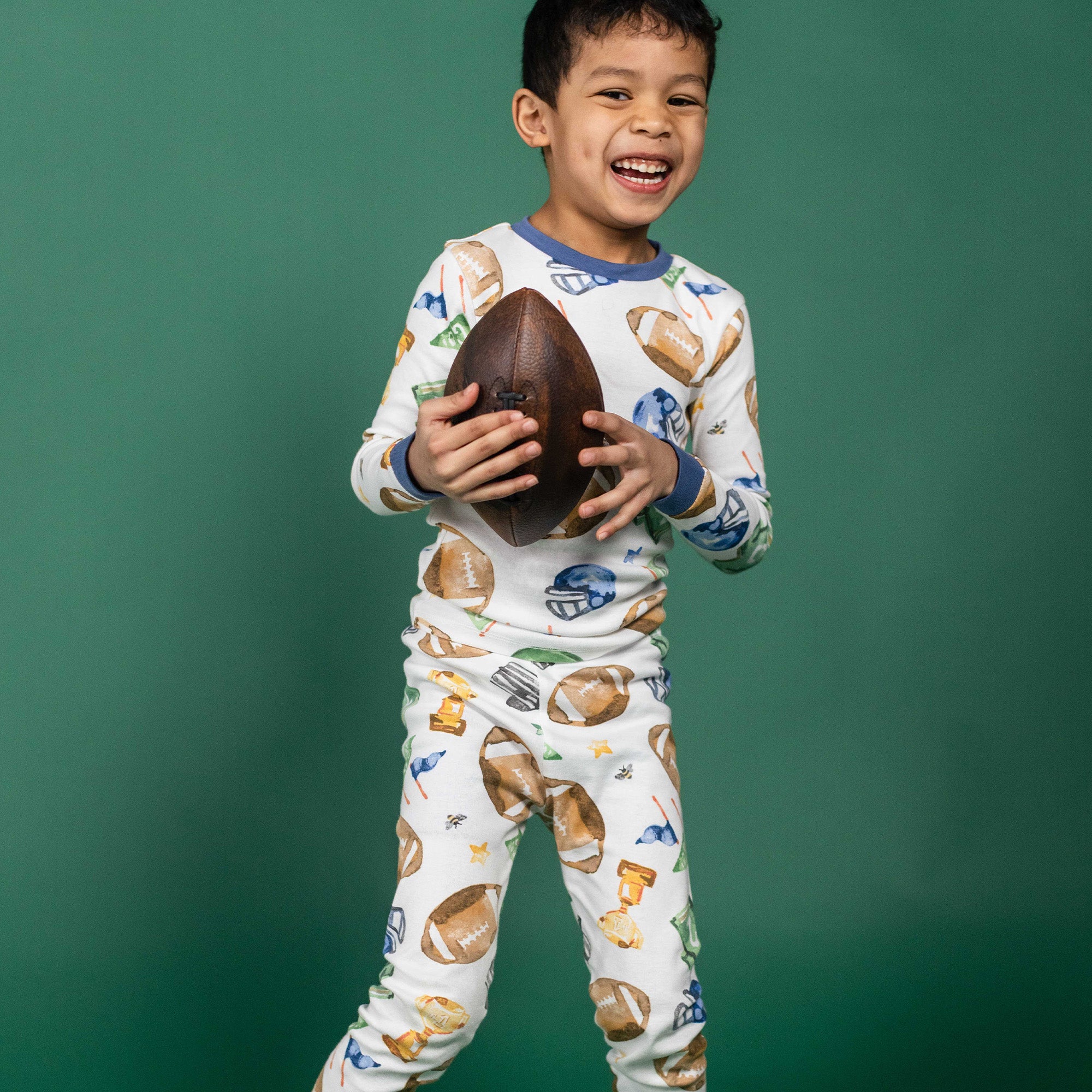 Field Goal Organic Cotton Two-Piece Pajamas - Image 6