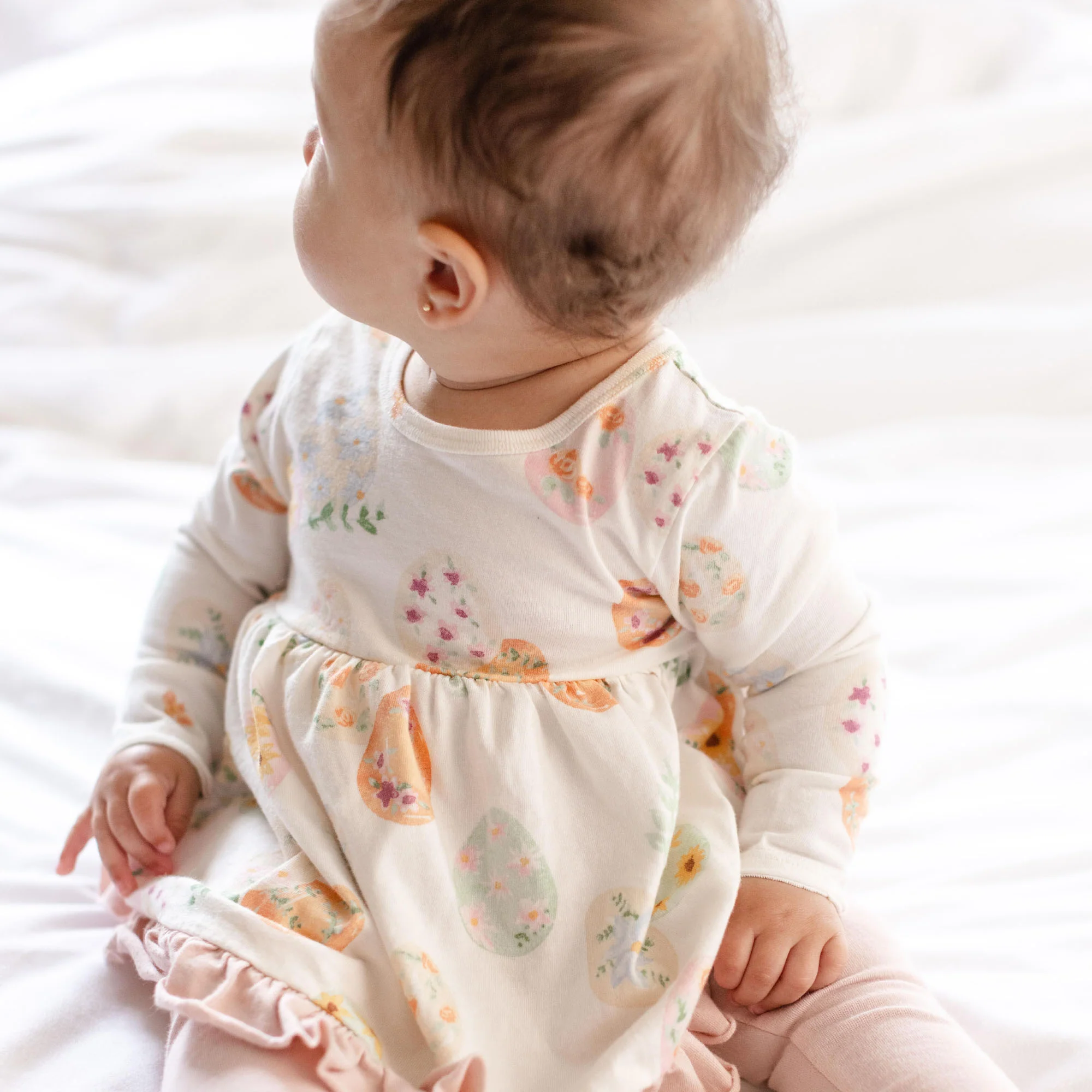 Floral Easter Eggs Tunic & Pants Set - Image 5