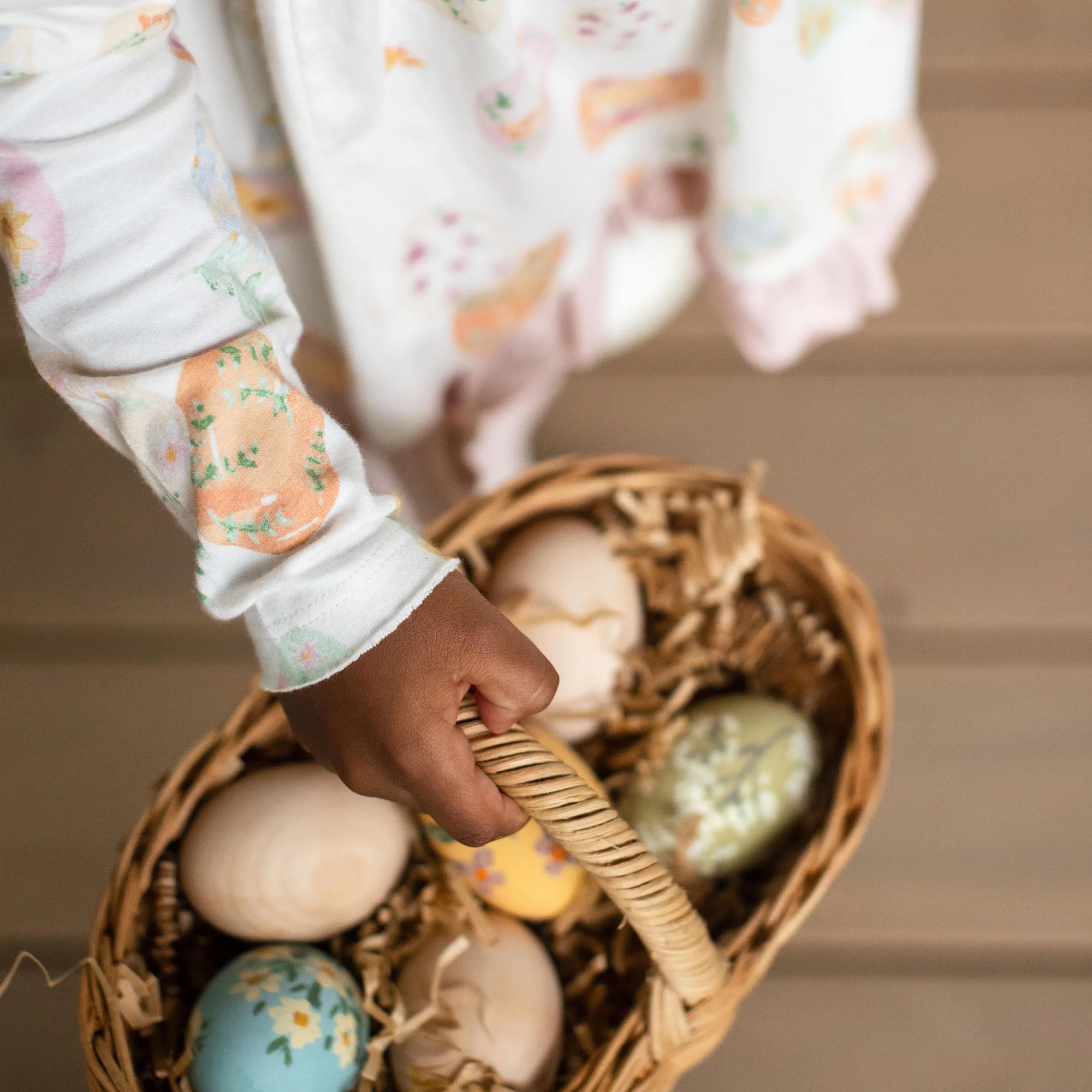 Floral Easter Eggs Tunic & Pants Set - Image 8