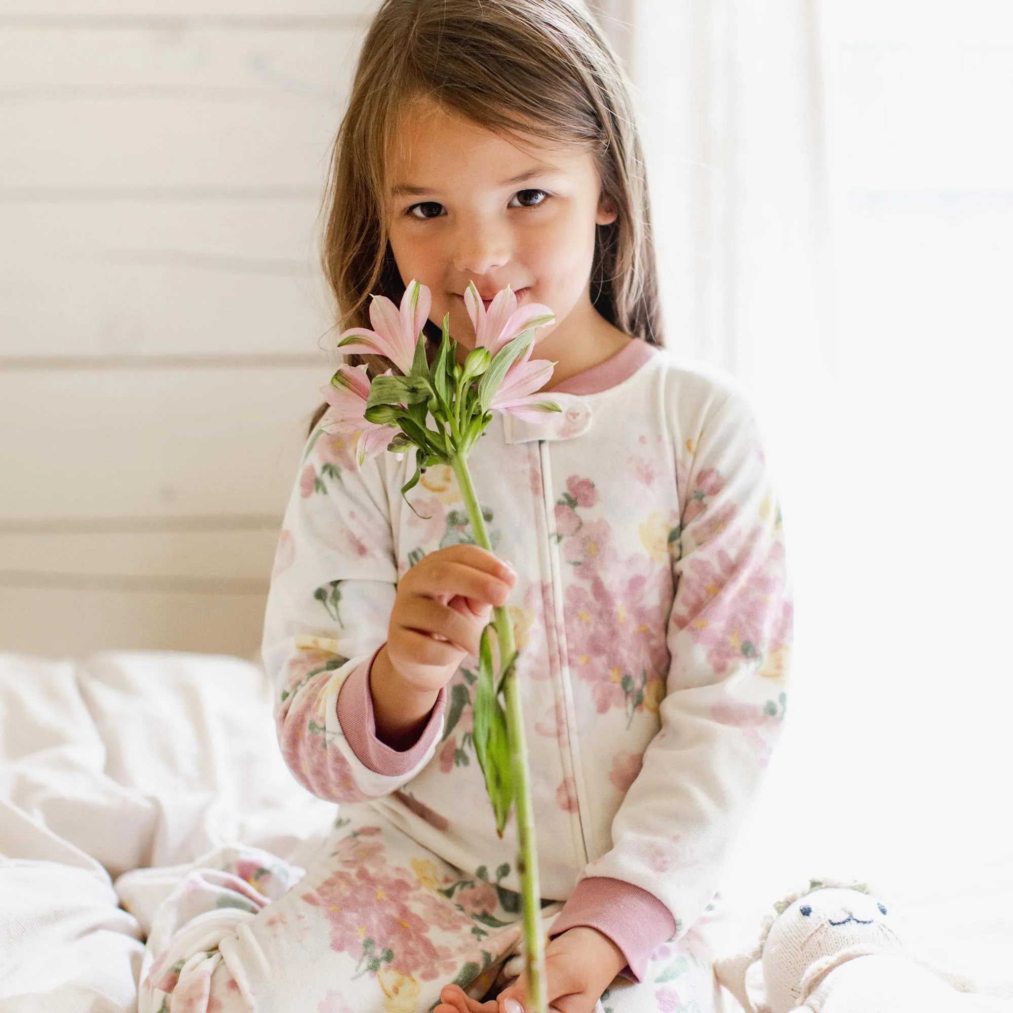 Floral Fields polarbee™ Repreve® Microfleece Pajamas - Image 4