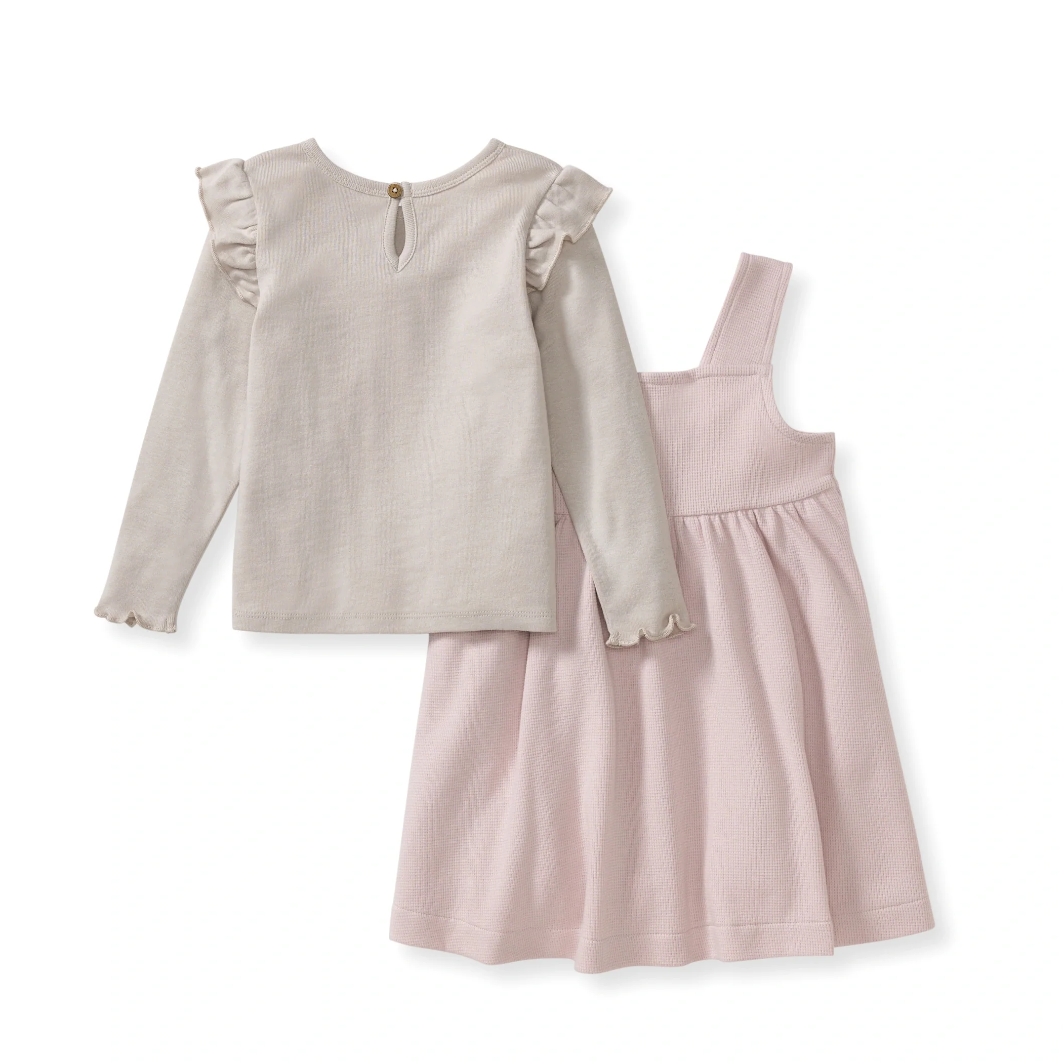 Flutter Organic Tee & Thermal Dress Set - Image 3