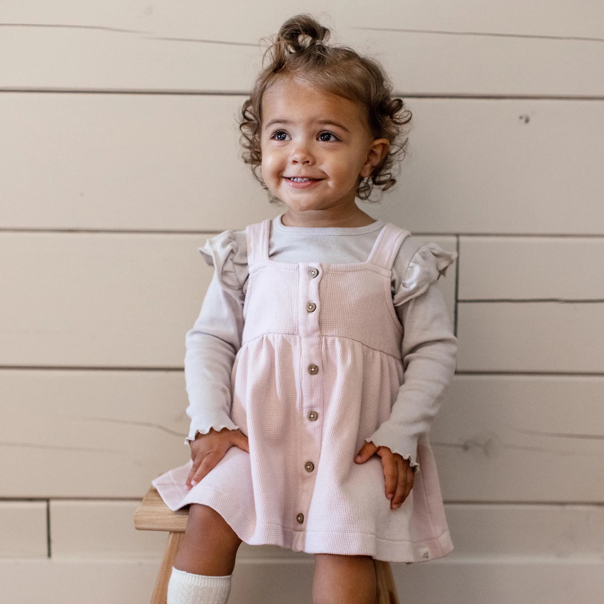 Flutter Organic Tee & Thermal Dress Set - Image 7