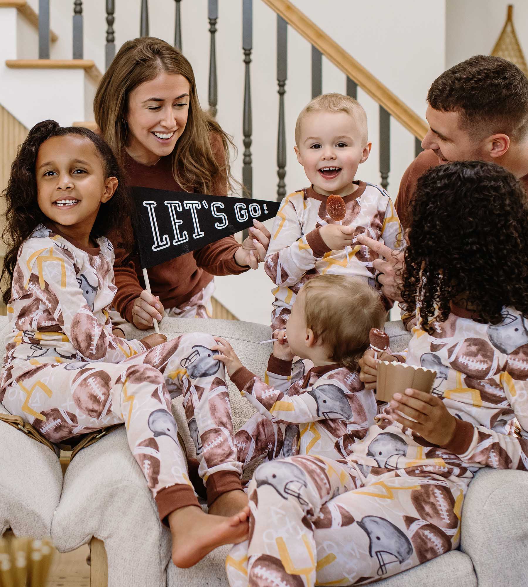 Football Season Organic Matching Women's Pajamas - Image 6